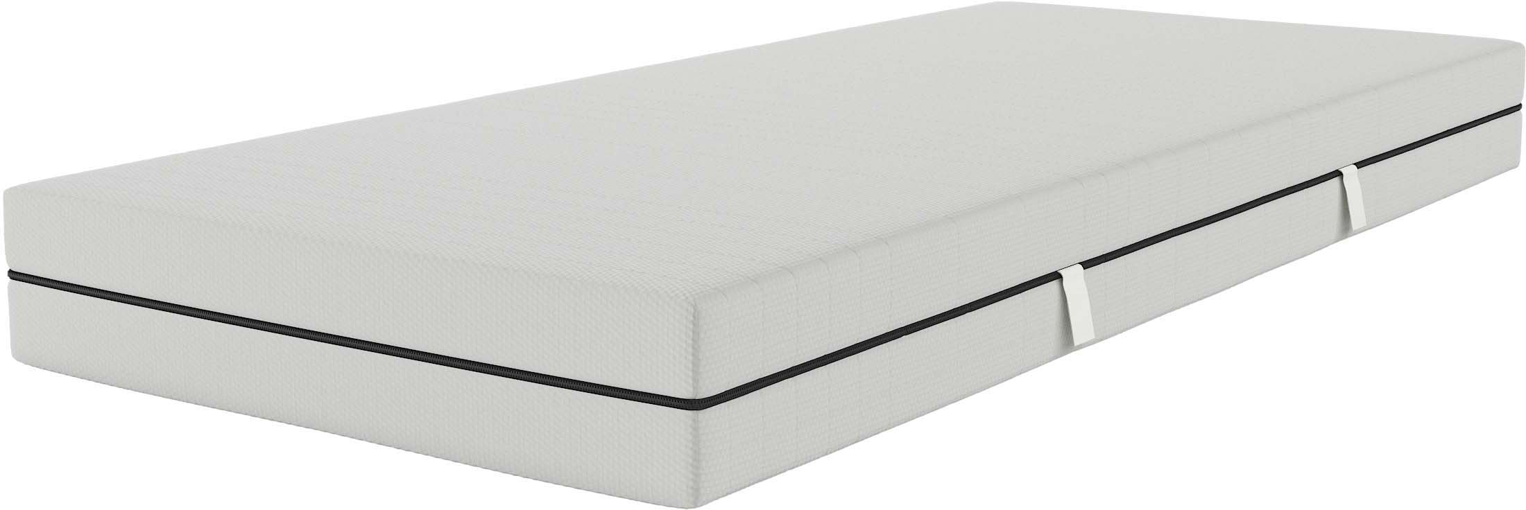 Älgdröm Taschenfederkernmatratze »NEUHEIT: Tinden 19, 7 Zonen Matratze 90x200 cm, 140x200 cm & mehr«, 19 cm hoch, Raumgewicht: 28 kg/m³, 500 Federn, (1 St., 1-tlg.), Wendematratzen H2/H3/H4, ergonomisch, atmungsaktiv