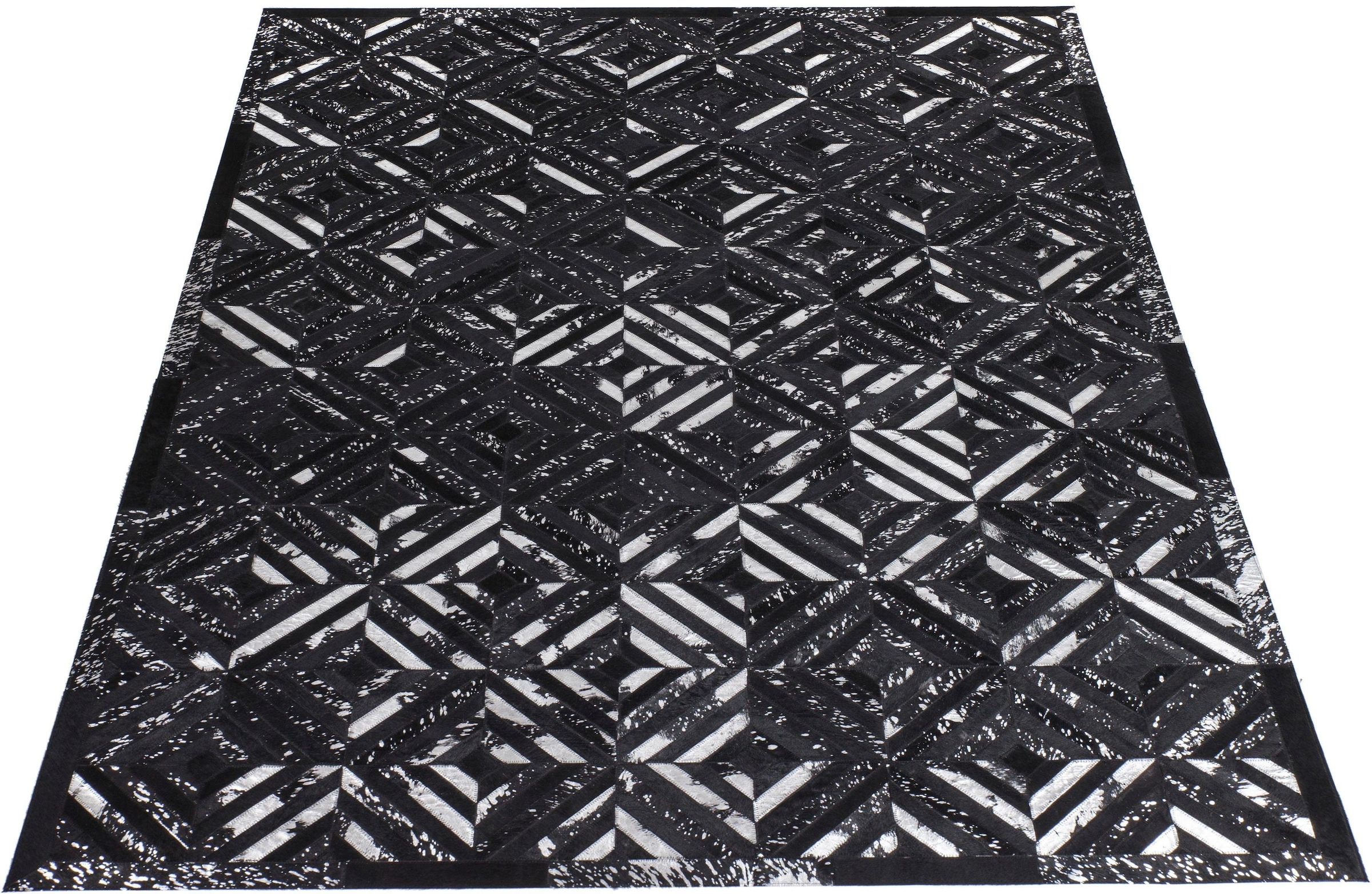 Leonique Lederteppich "Faris", rechteckig, echtes Leder, robuster Teppich