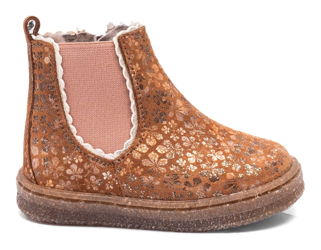 Bisgaard Chelseaboots »siggi lamb«, Babyschuh mit Lammfell, Größenschablone zum Download