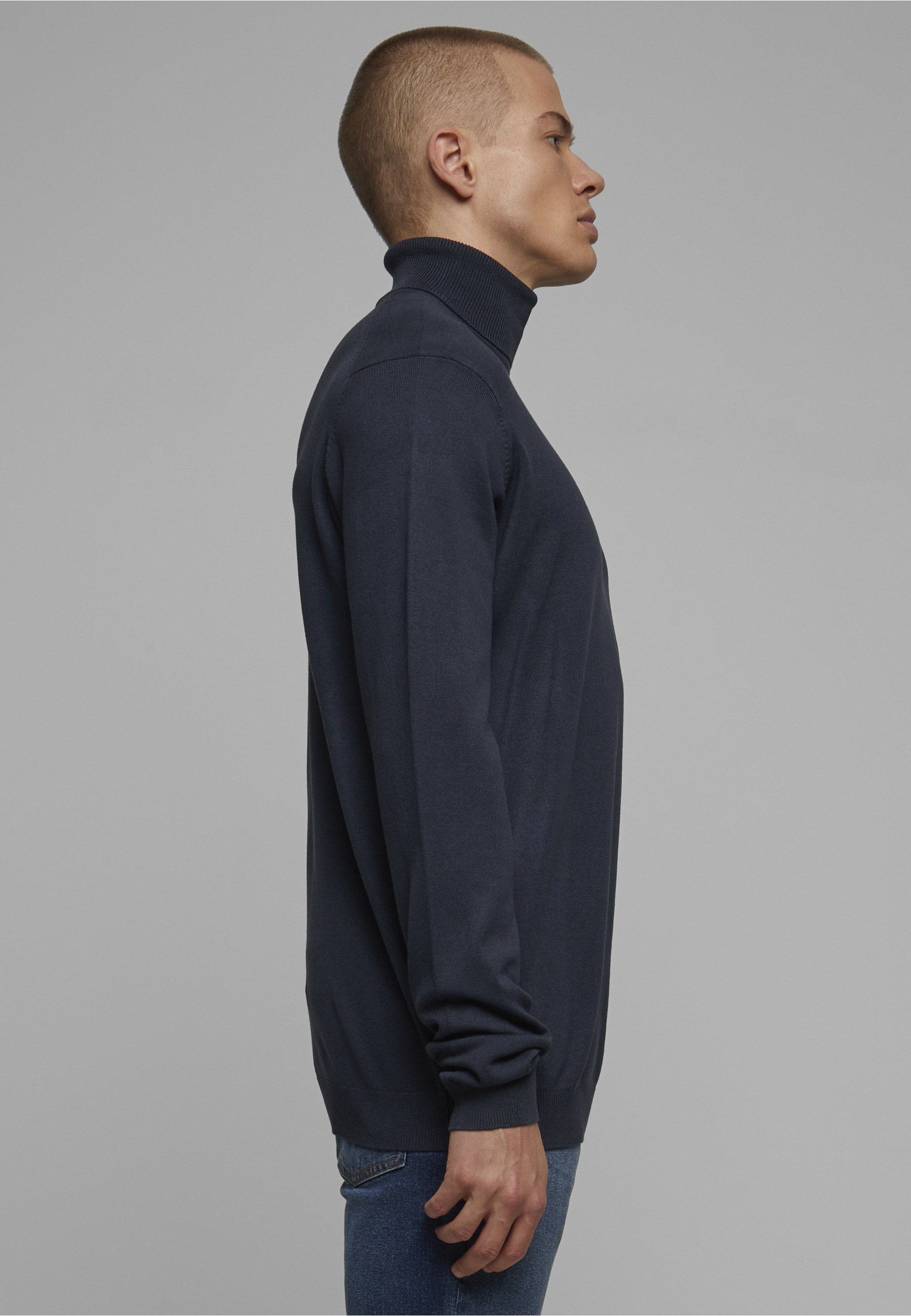 URBAN CLASSICS Rundhalspullover »Urban Classics Herren Knitted Turtleneck Sweater« 1 Stk.