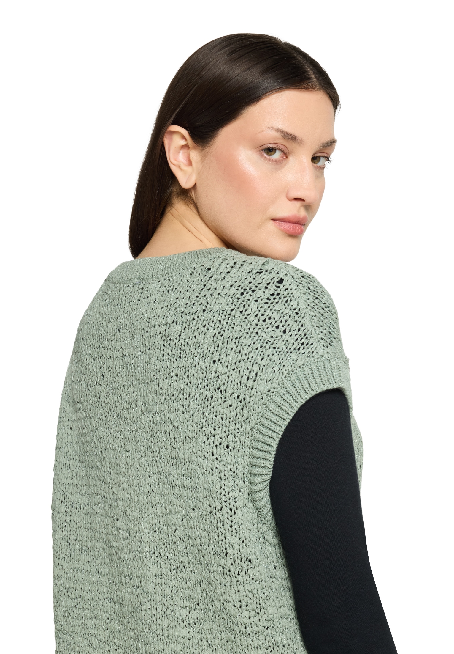 Betty&Co Stricktop »Damen mit Rundhalsausschnitt«