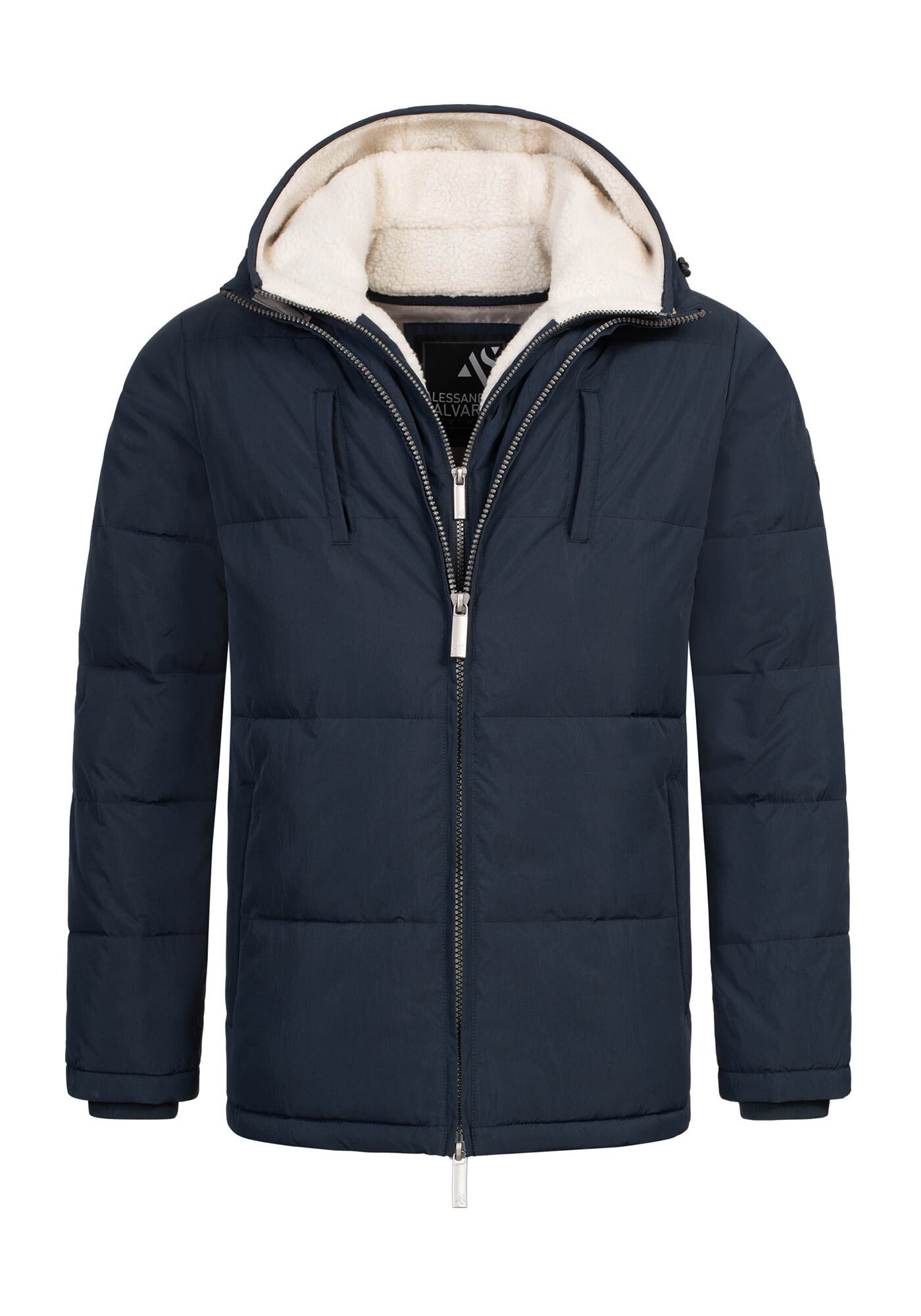 Alessandro Salvarini Winterjacke »ASFredii« mit abnehmbaren Teddy-Fleece-Innenlayer