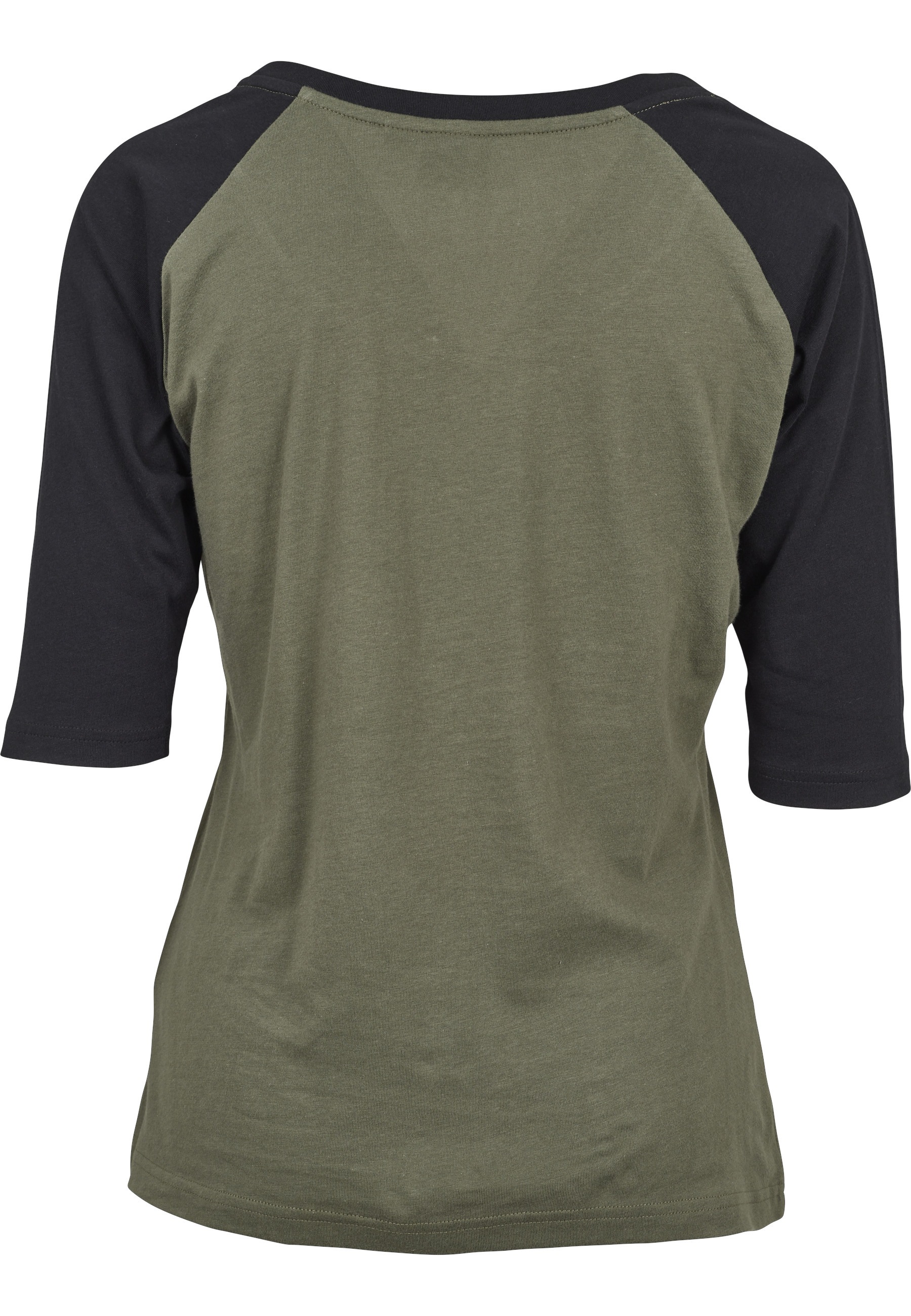 URBAN CLASSICS Kurzarmshirt "Urban Classics Damen Ladies 3/4 Contrast Ragla günstig online kaufen