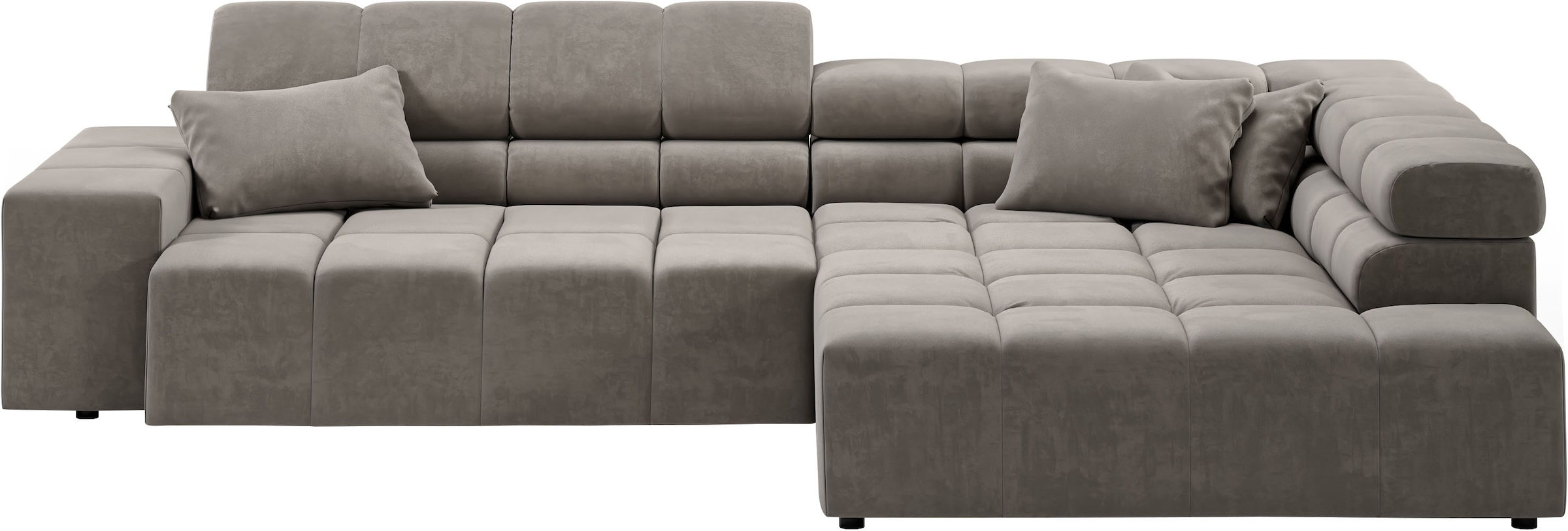 INOSIGN Ecksofa »Ancona incl. Kopfteilverstellung, OTTOs Choice, Breite 319cm, L-Form«, wahlweise motorische Sitztiefenverstellung, auch in Cord + Easy Care