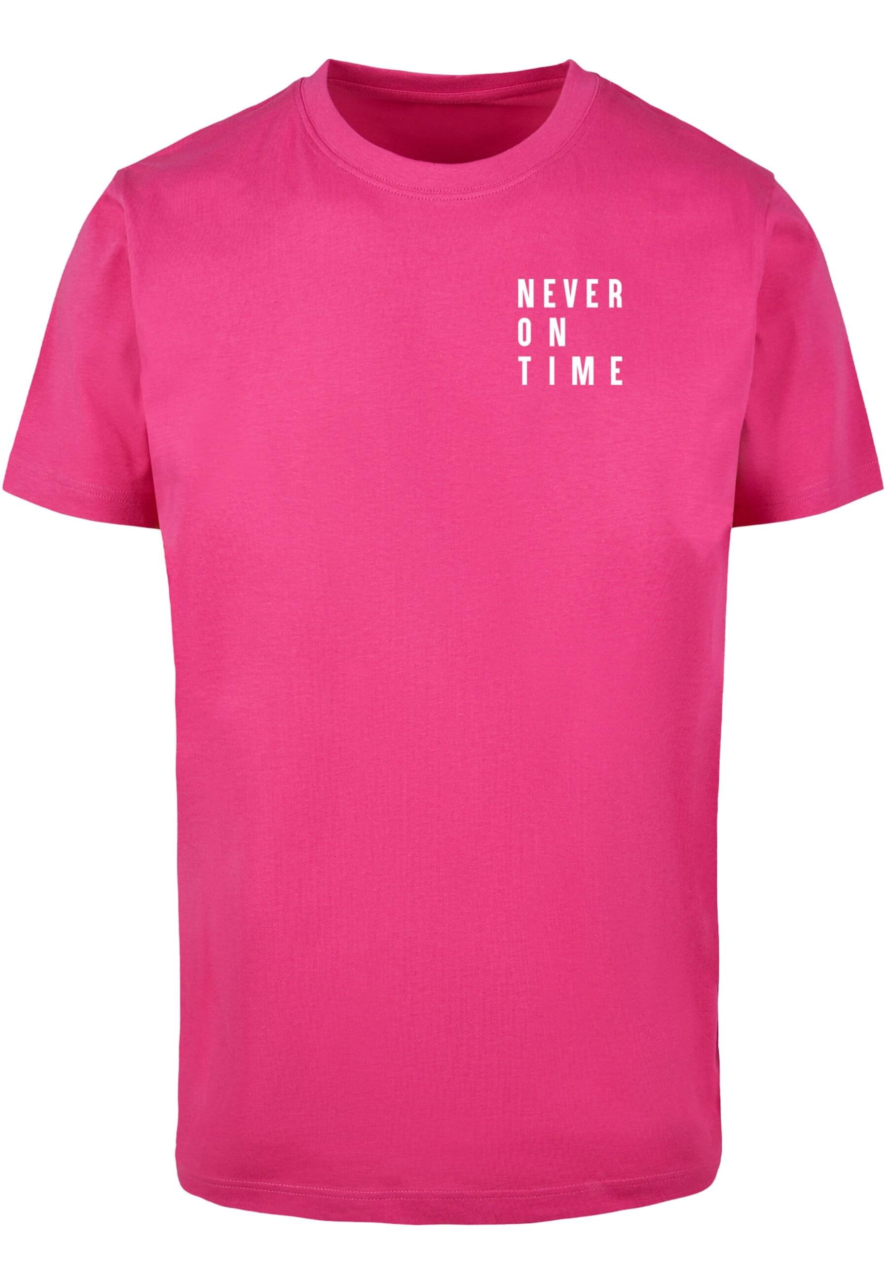 MisterTee Kurzarmshirt "MisterTee Damen Never On Time Tee" günstig online kaufen