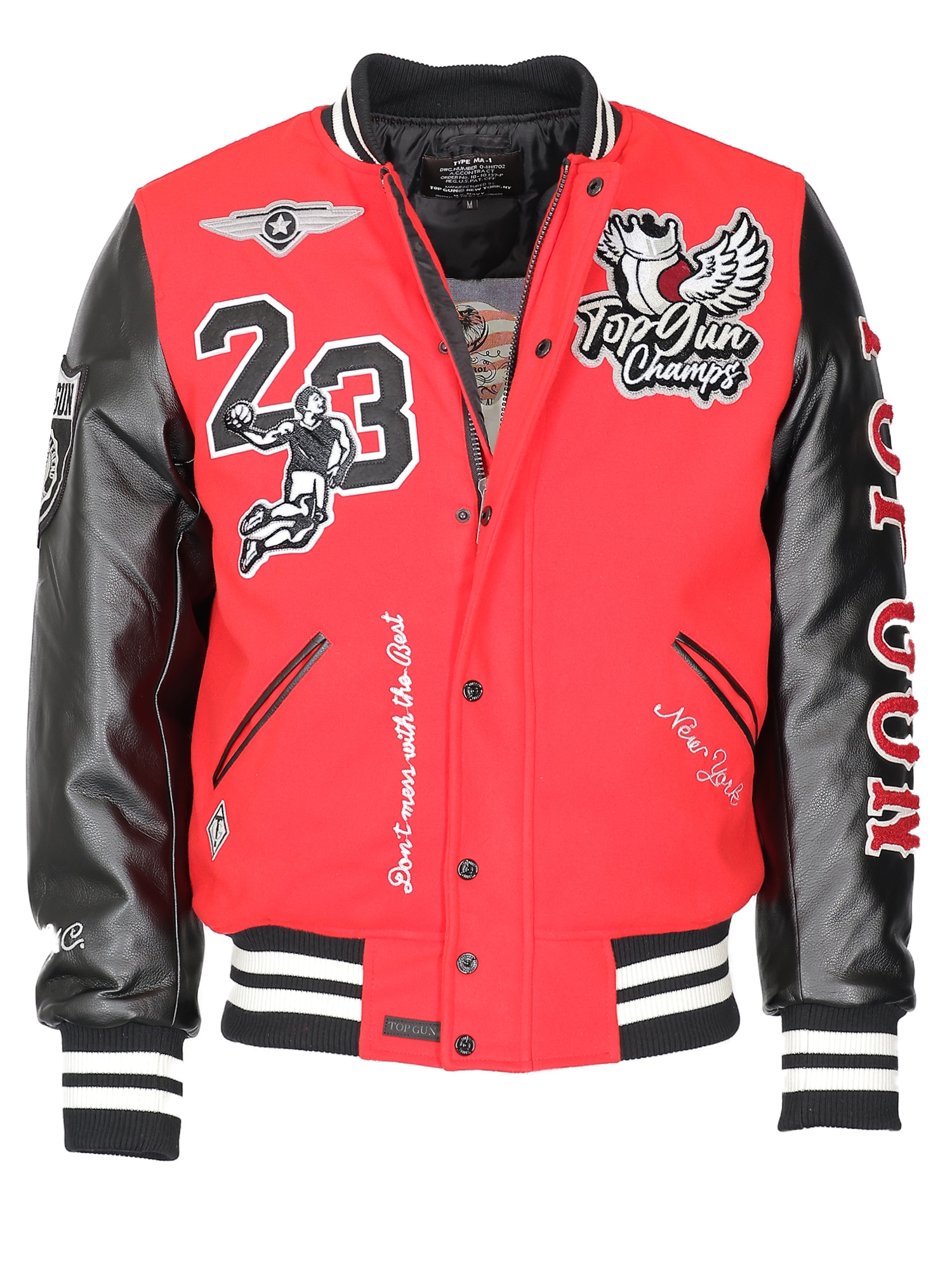 TOP GUN Collegejacke "TG23004"