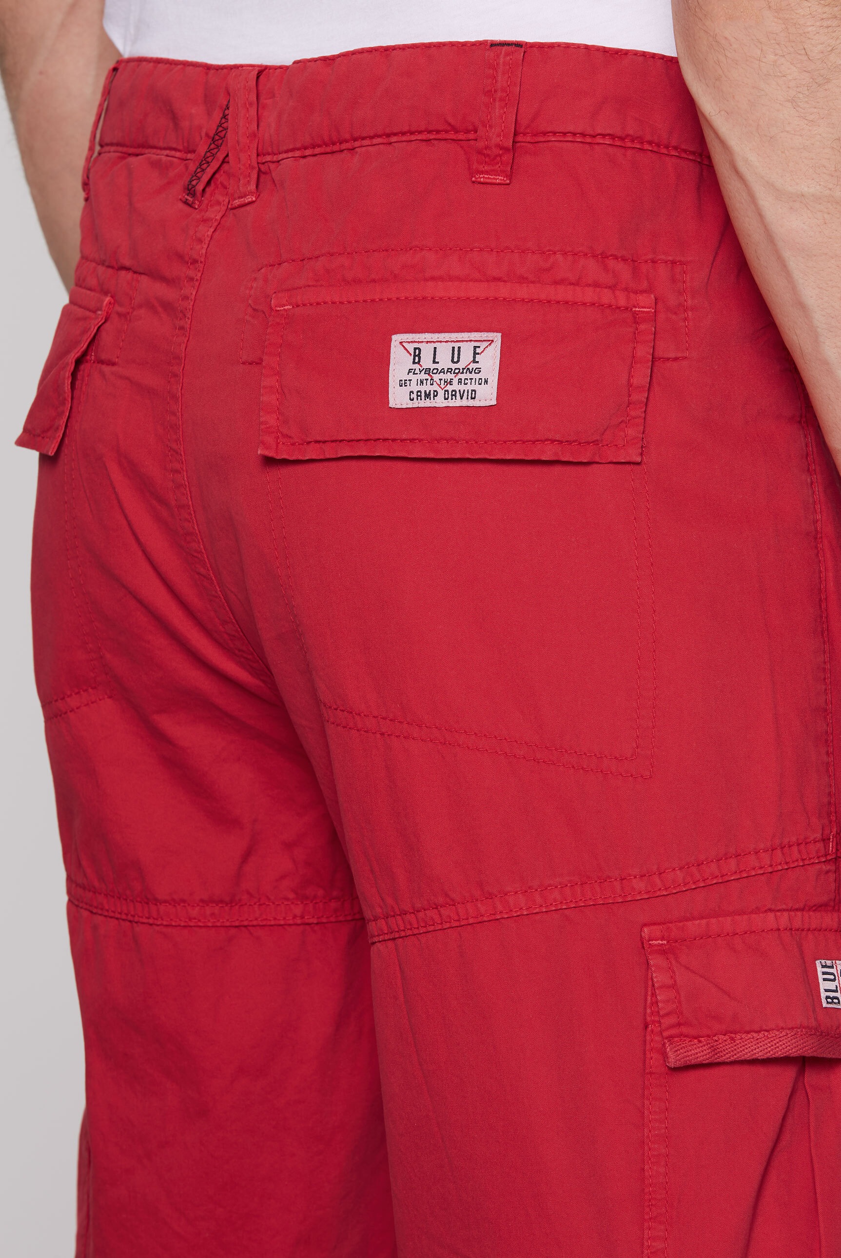 CAMP DAVID Shorts, aus Baumwolle