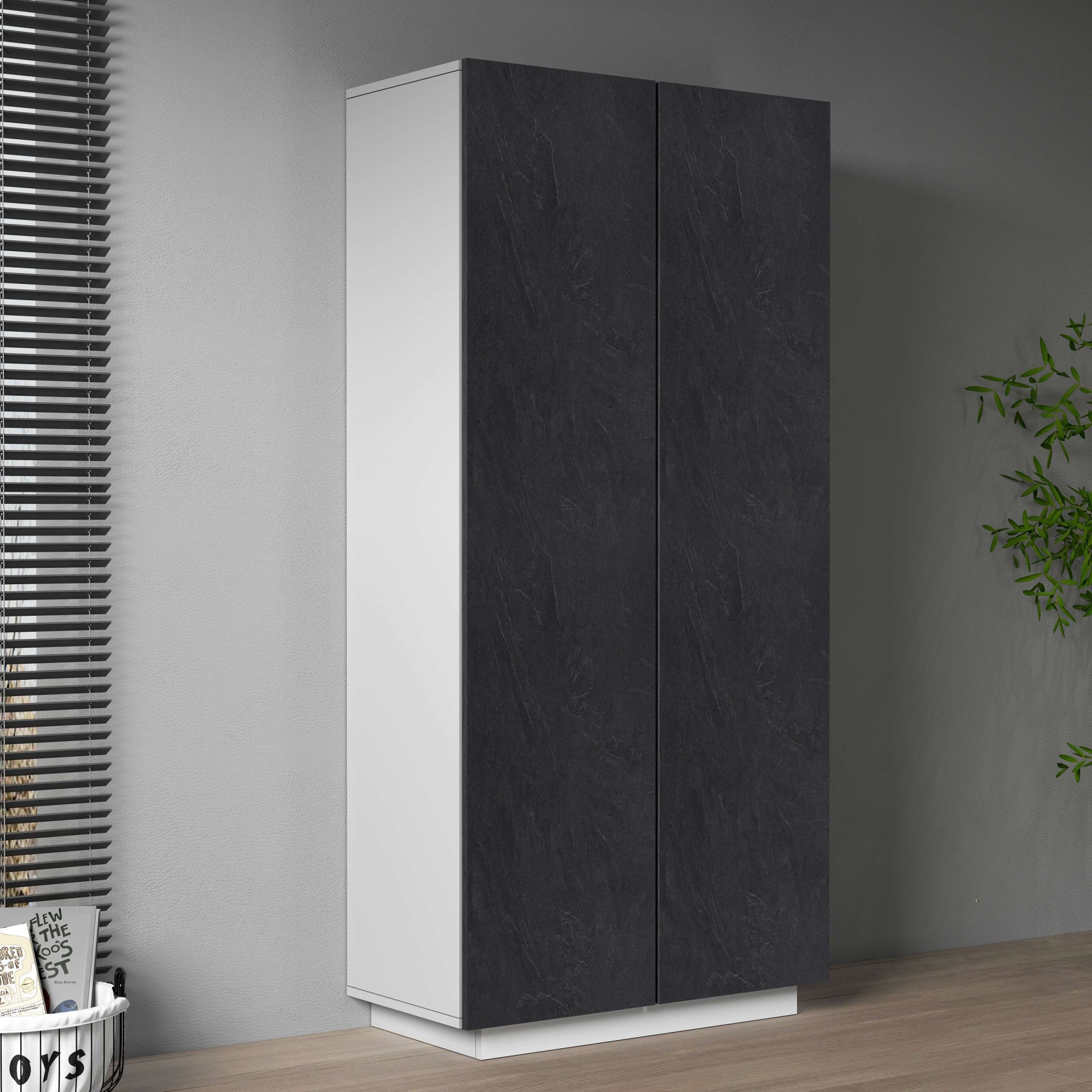 INOSIGN Aktenschrank »Coro, Mehrzweckschrank, Büroschrank mit 2 Türen«, & verstellbare Einlegeböden, Höhe 86 oder 166 cm, Made in Italy