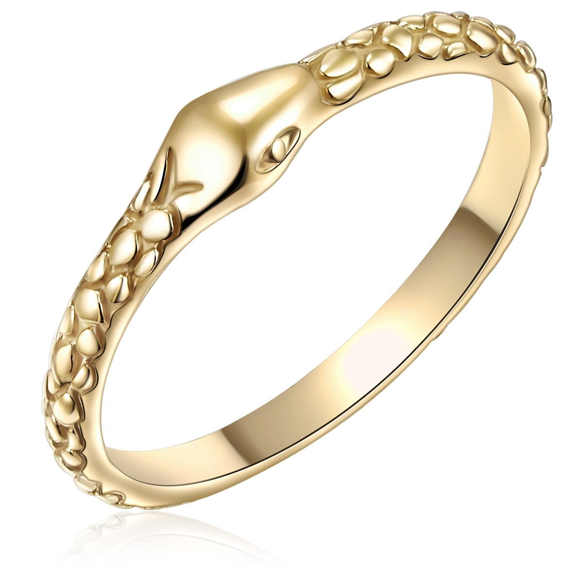 Fingerring GLANZSTÜCKE MÜNCHEN "GSM733" Gr. 54, gelbgold, Fingerringe, Damen, 54, Silber 925 (Sterlingsilber), 1,9mm, Fingerring, aus Sterling Silber 2