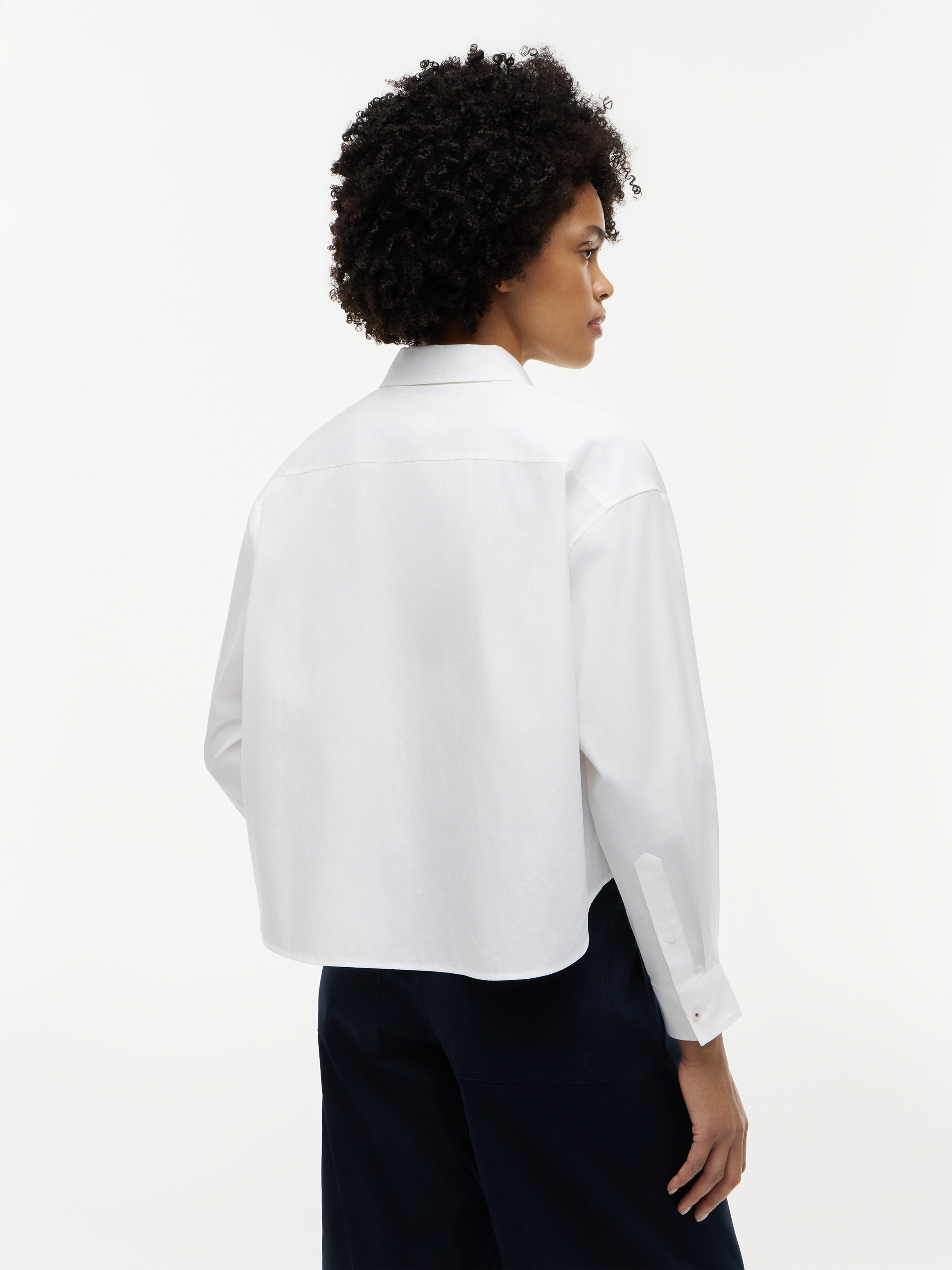 Tommy Hilfiger Hemdbluse »SUMMER POPLIN LS BOXY SHIRT« Baumwolle, Boxy Fit