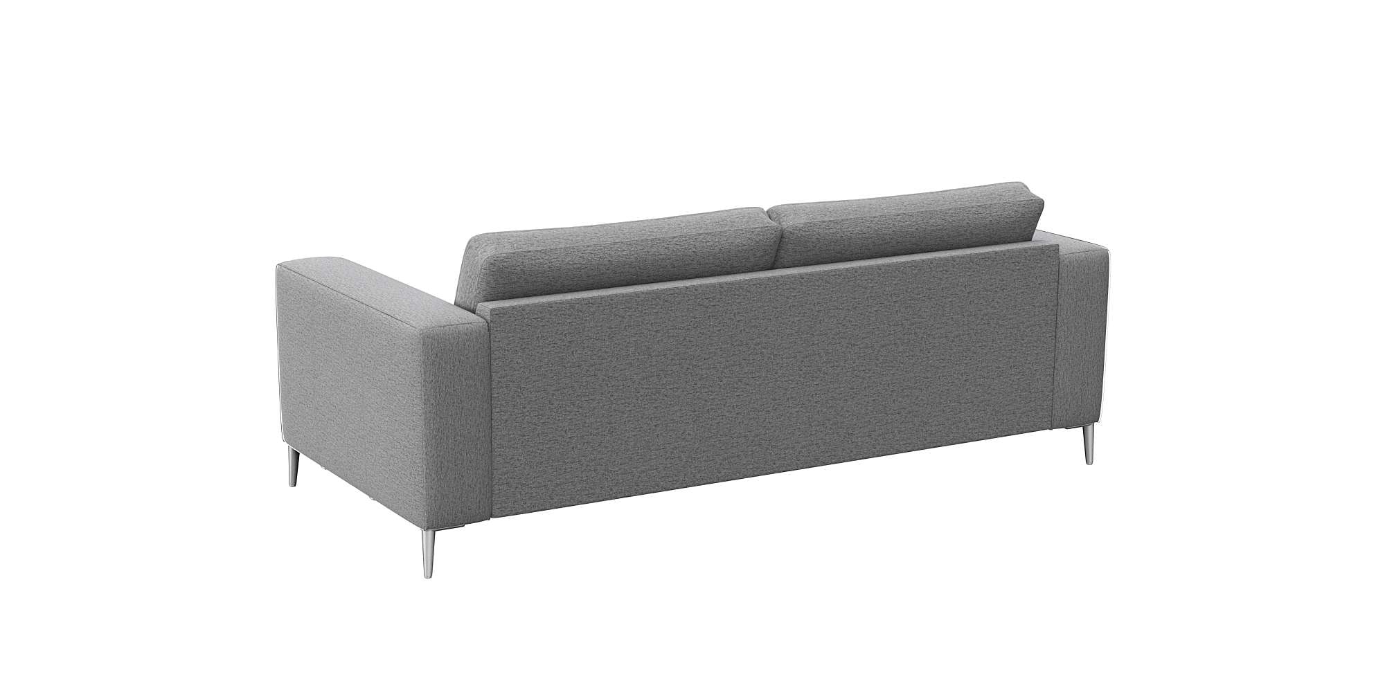 FLEXLUX 2,5-Sitzer »Fiore, super Sitzkomfort durch Kaltschaum im Sitz,«, breite Armlehnen, Füße Alu