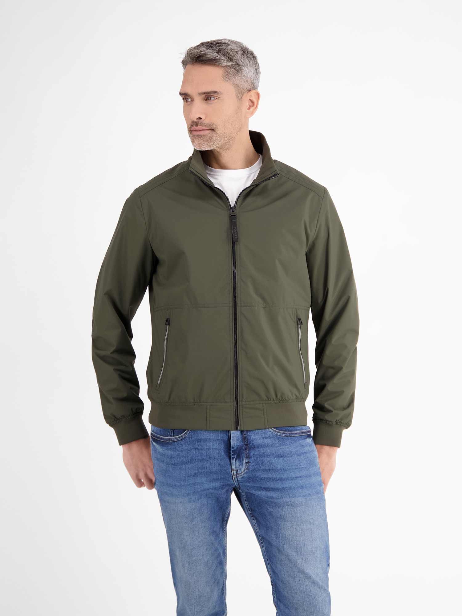 LERROS Blouson »LERROS Wind- und wasserabweisender Herren Blouson«, ohne Kapuze, Wasser- und windabweisend, atmungsaktiv