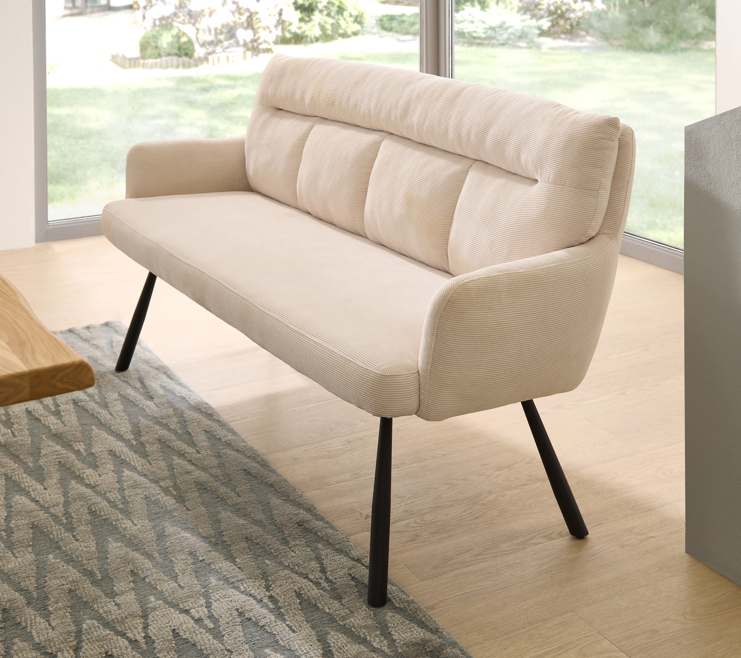 Stolkom Polsterbank »Sofia Polsterbank B/H/T 180x93x69 cm« 1 Stk. tlg. Breite 180cm, Federkern im Sitz
