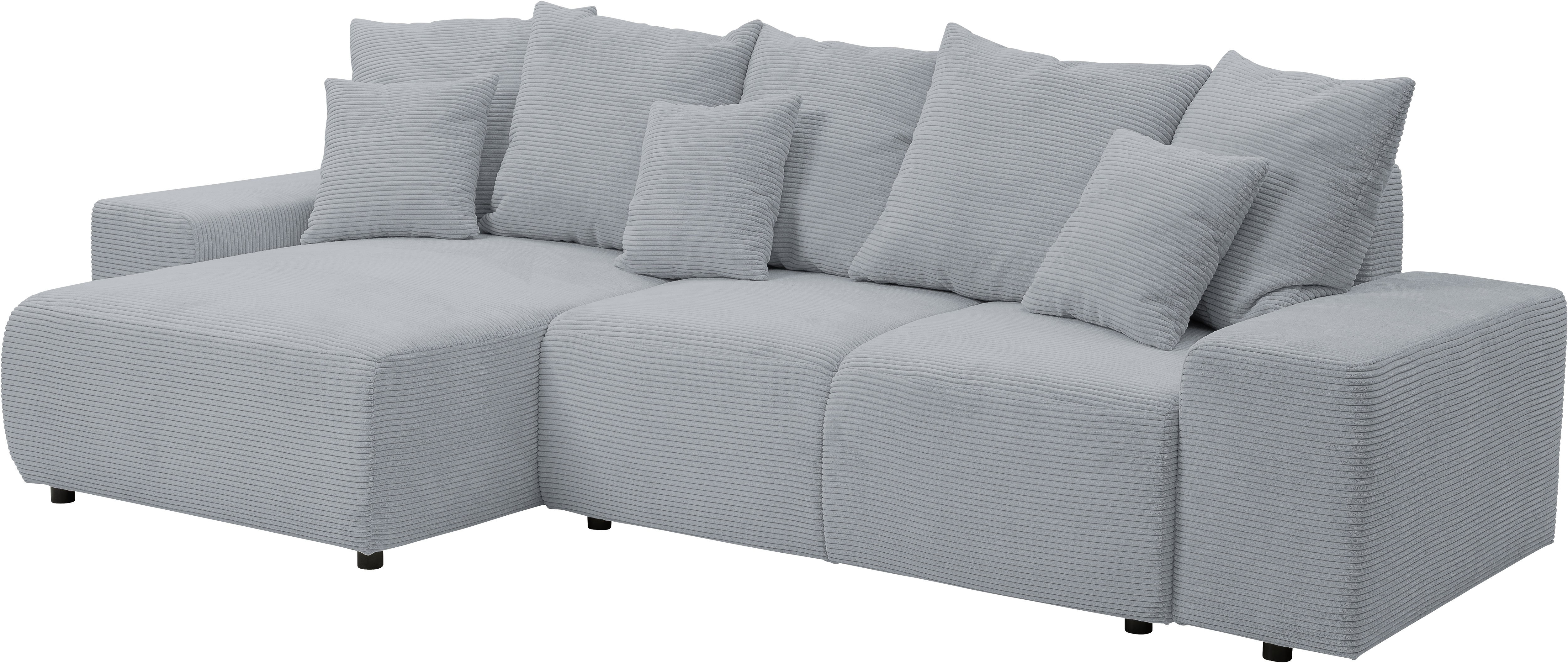 Thumbnail - WERK2 Ecksofa "Riwa, modernes Sofa zum Kuscheln und Entspannen, Breite 300cm, L-Form", Trendiges Ecksofa mit vielen Kiss...