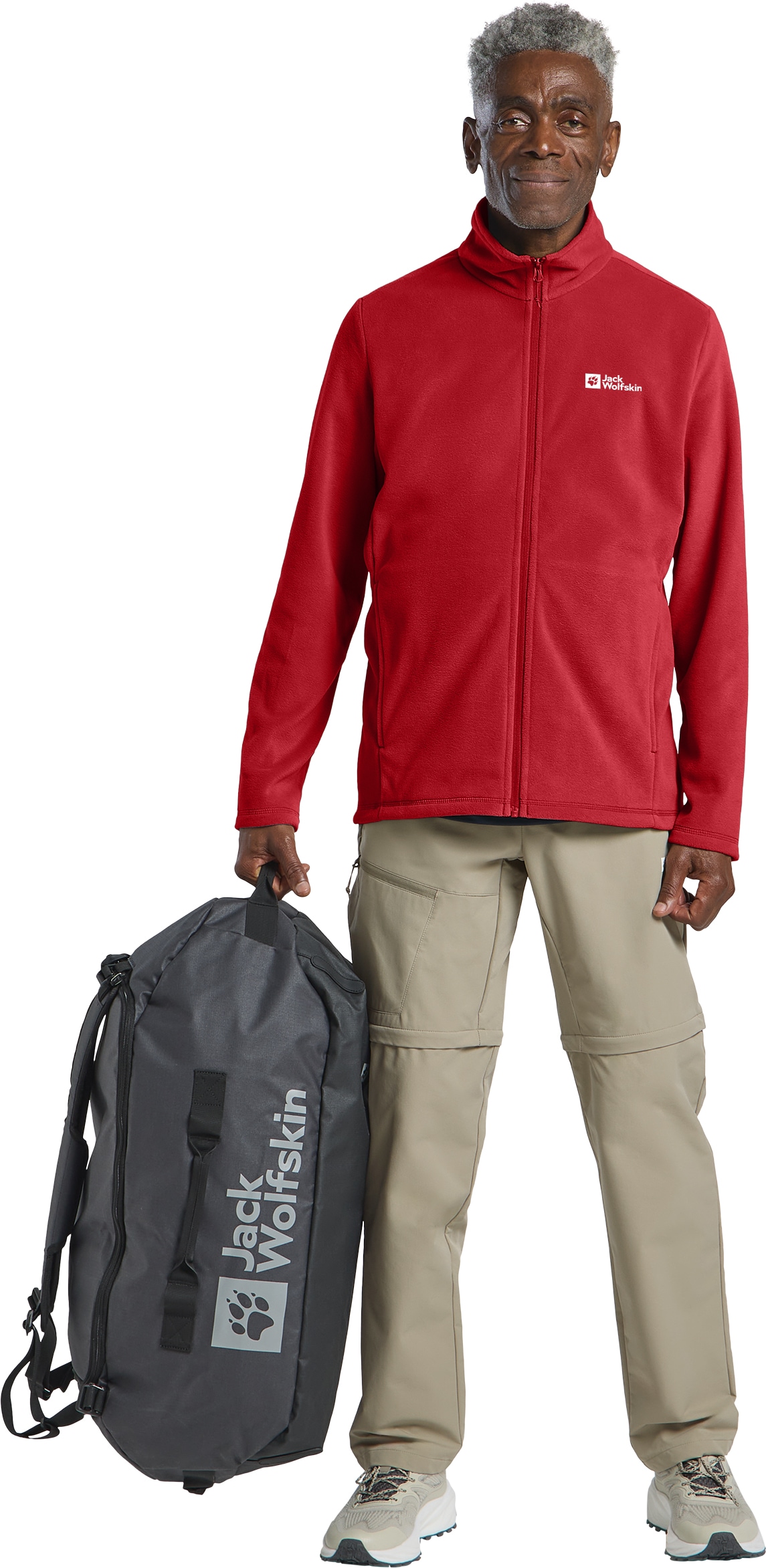 Jack Wolfskin Fleecejacke »TAUNUS FZ M«, leichter, dehnbarer, atmungsaktiver Midlayer