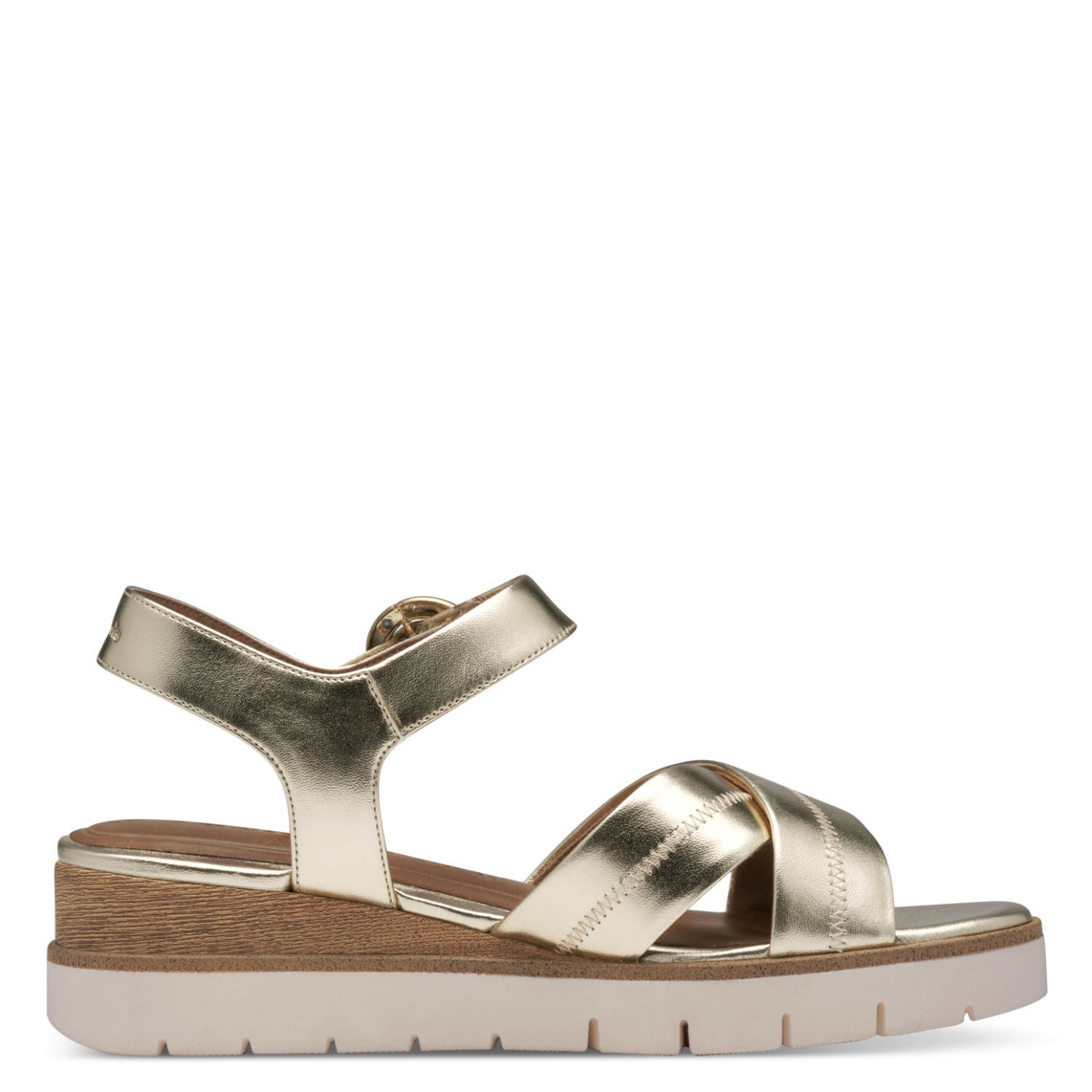 Tamaris Keilsandalette, Sommerschuh, Riemchensandale mit Ziernähten günstig online kaufen