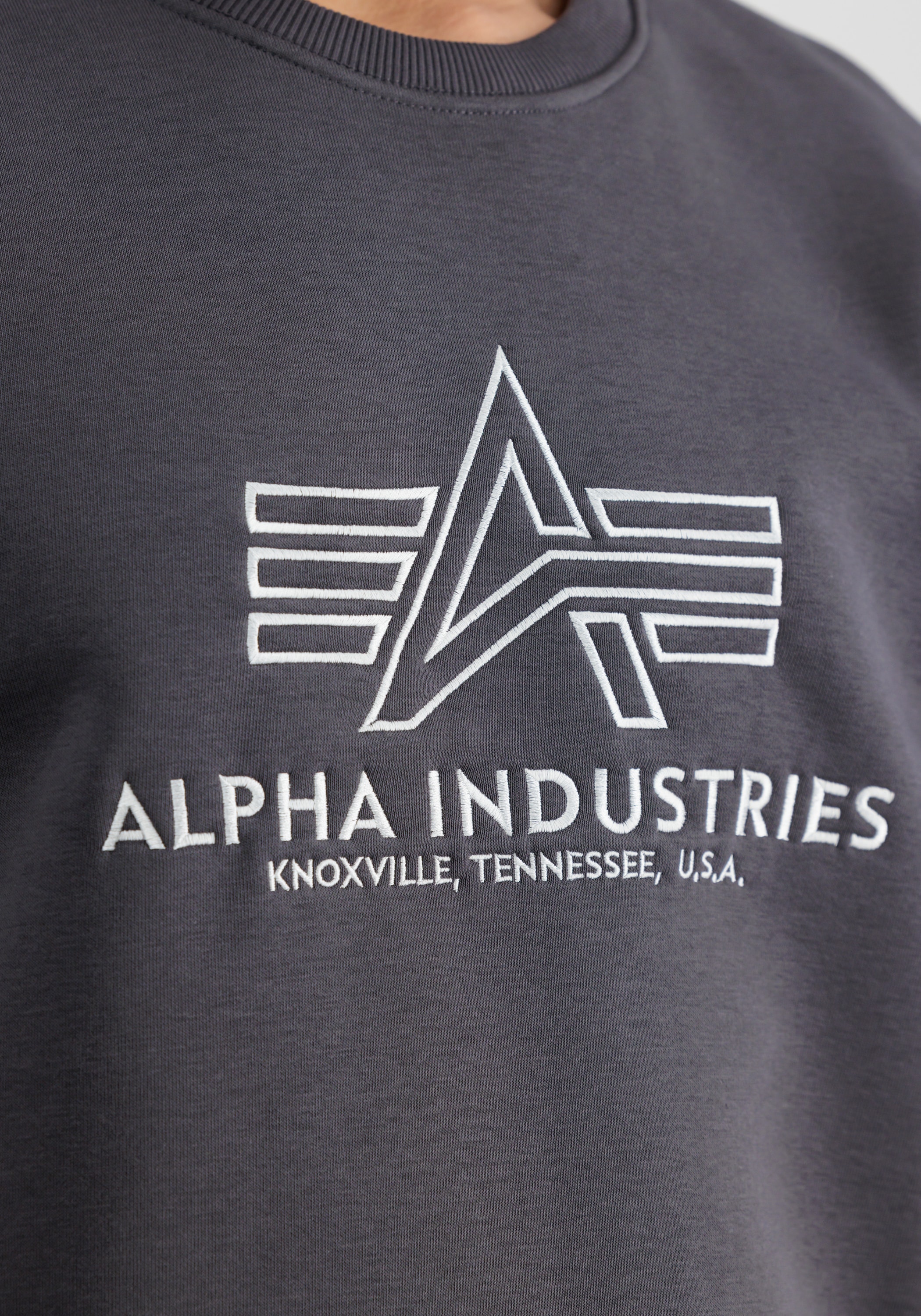 Alpha Industries Sweater »Alpha Industries Men - Sweatshirts Basic Sweater  Embroidery« ▷ kaufen | BAUR