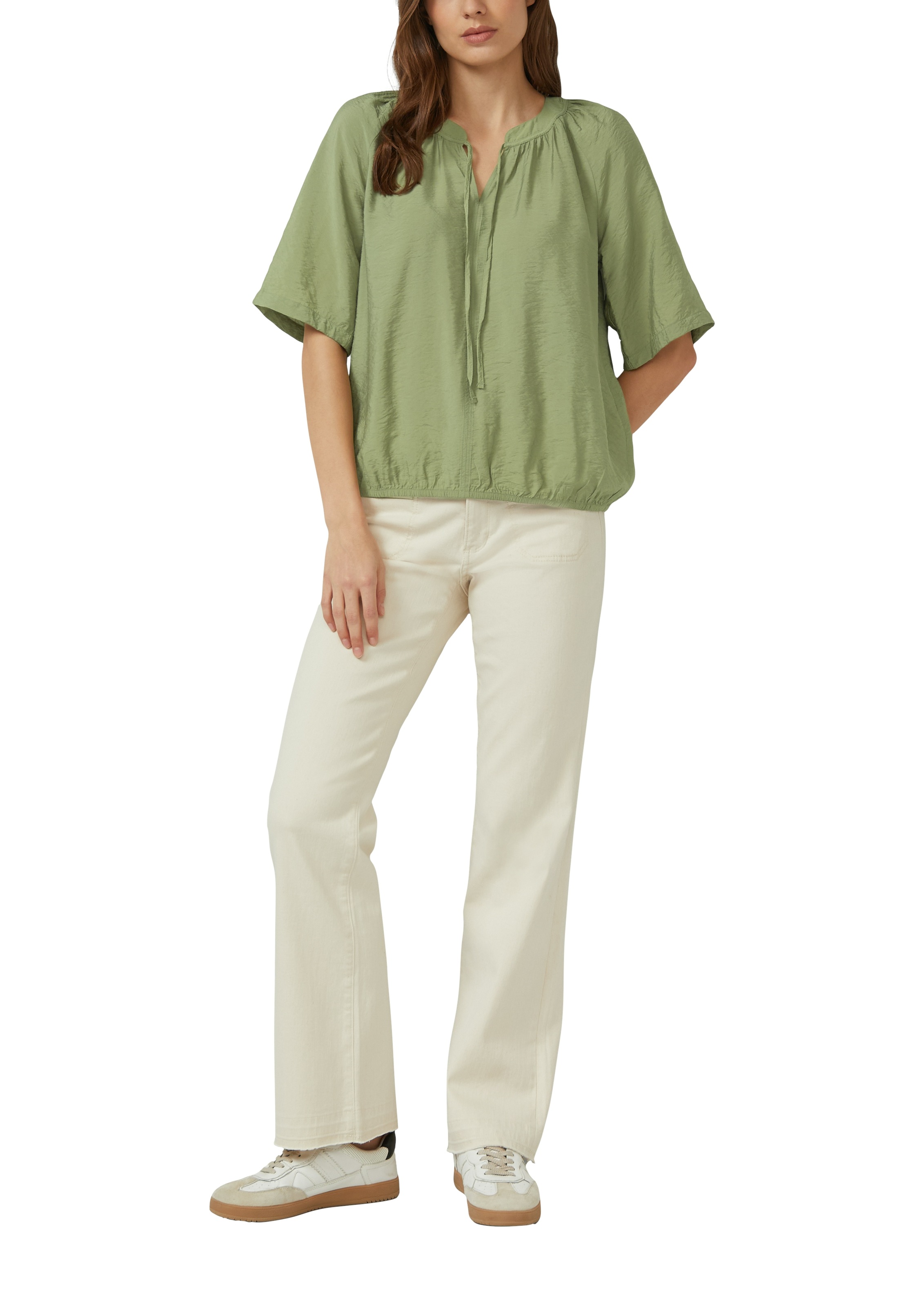 Thumbnail - s.Oliver Klassische Bluse mit All-Over Print