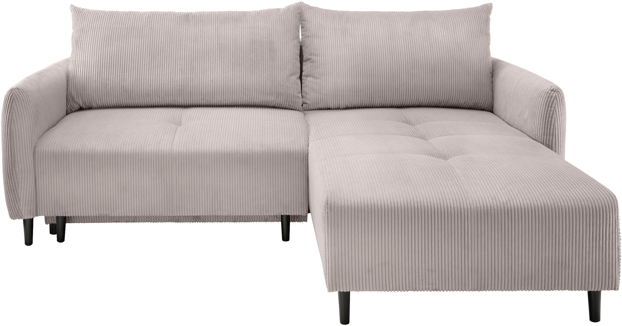 Home affaire Ecksofa "Mara, L-Form, aktueller Cord Bezug und tolle Farben, günstig online kaufen