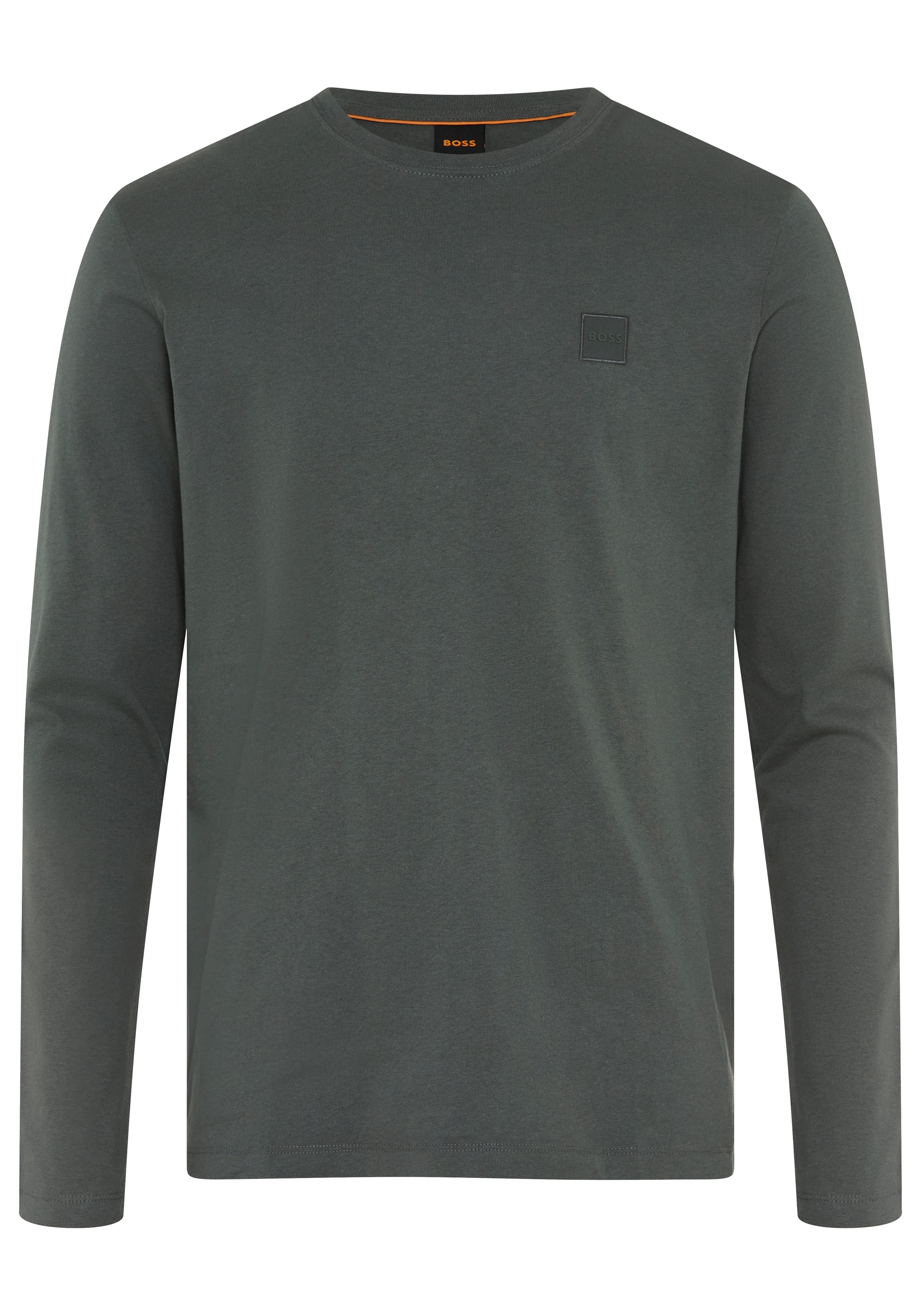 BOSS ORANGE Langarmshirt "Tacks" mit Markenlogo auf der Brust
