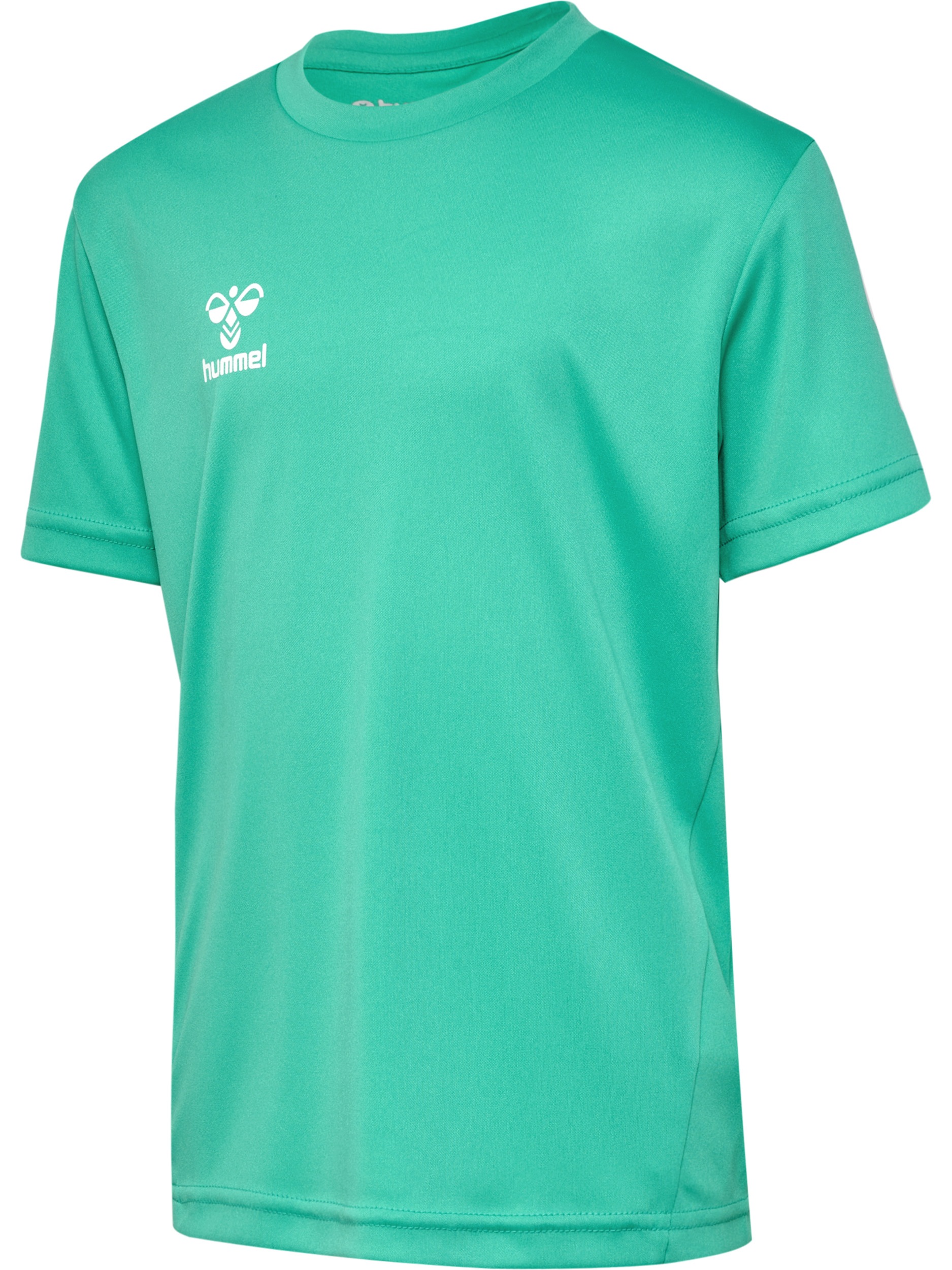 hummel T-Shirt & Shorts »HMLLOGO SET KIDS« Set, 2, 2 tlg. mit elastischem Bund, aus Polyester, pflegeleicht, sportlicher Stil