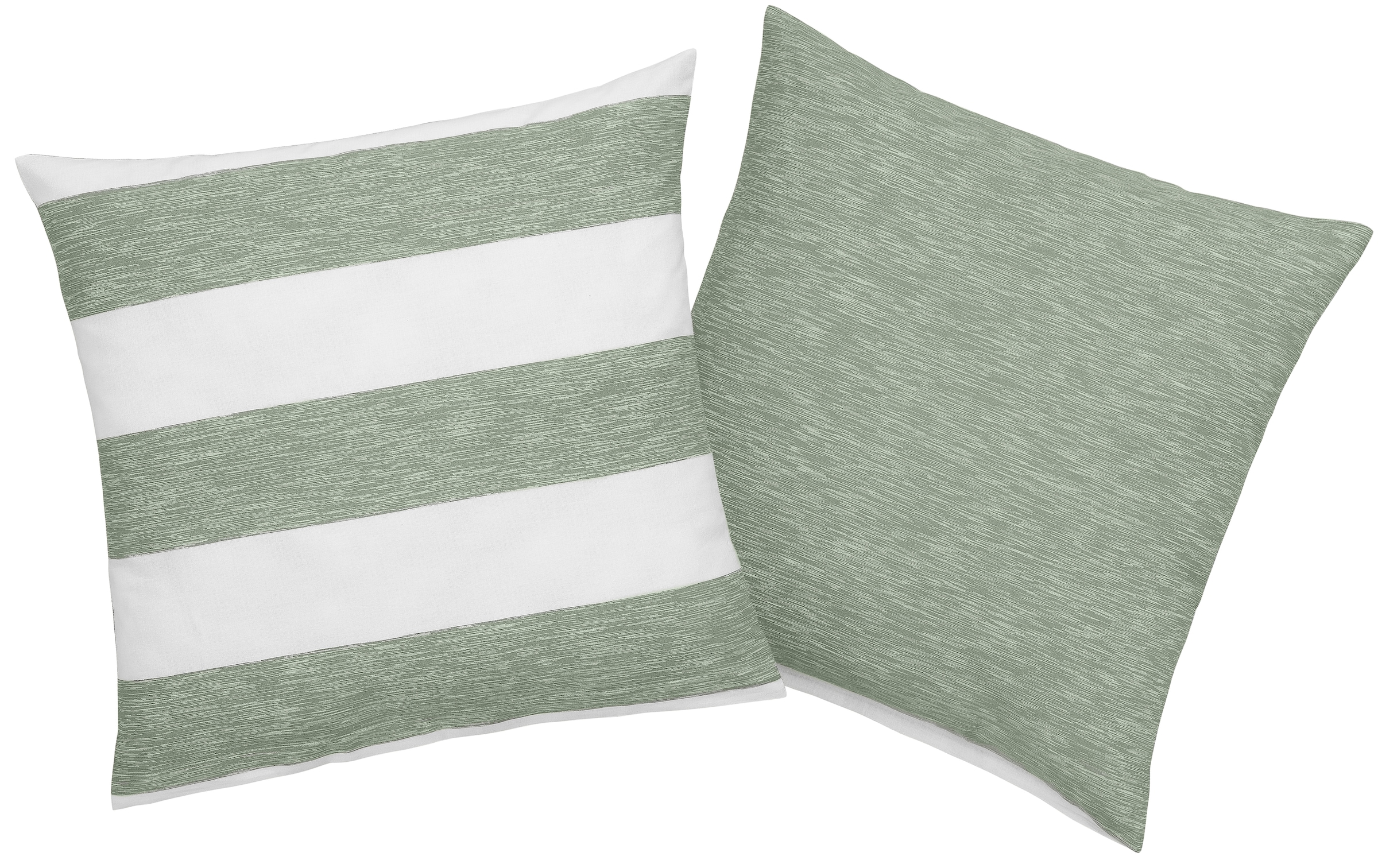 OTTO products Kissenhülle "Big Stripe" Streifen-Design in Melange-Optik günstig online kaufen