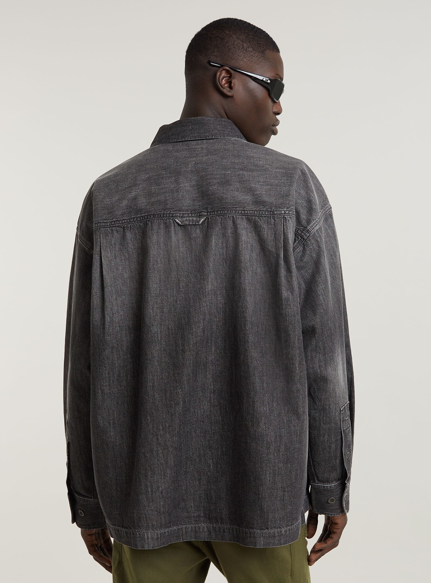 G-STAR Langarmshirt »Boxy Flap Pocket Hemd«