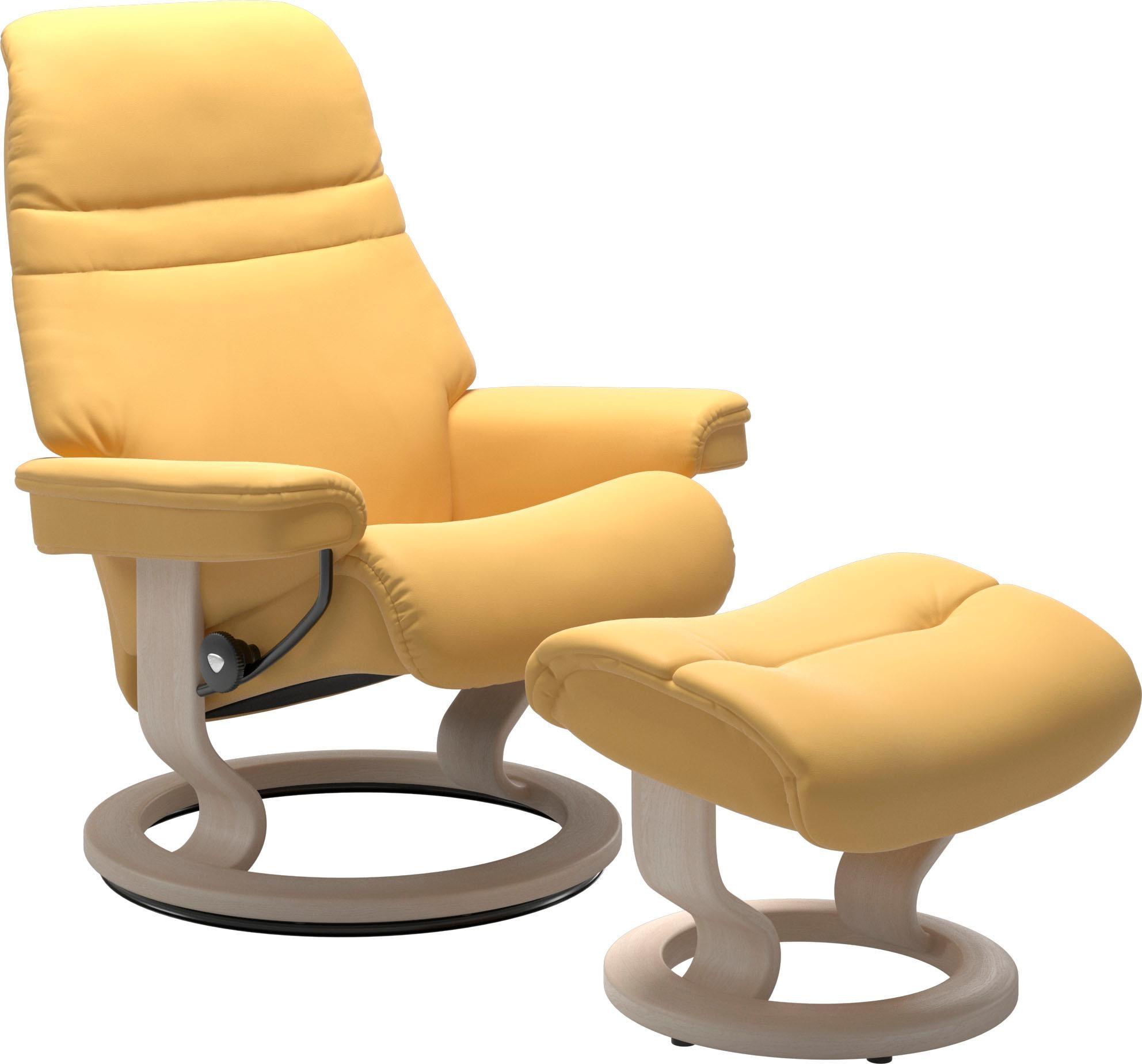 Stressless® Fußhocker »Sunrise«, mit Classic Base, Gestell Whitewash