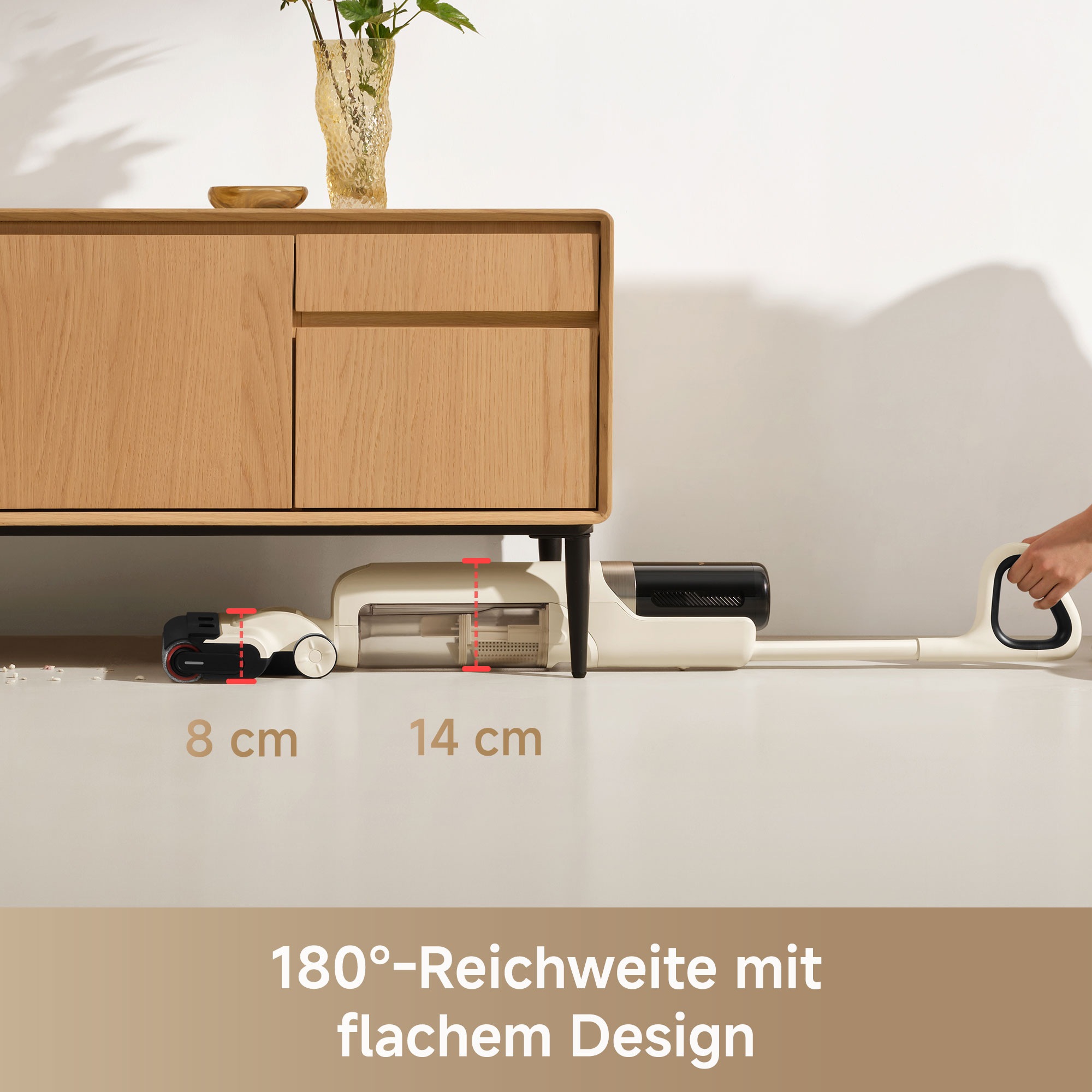 Dreame Nass-Trocken-Sauger »Mova K30«, 18.000Pa Saugleistung / Selbstreinigung / Schmutzerkennung