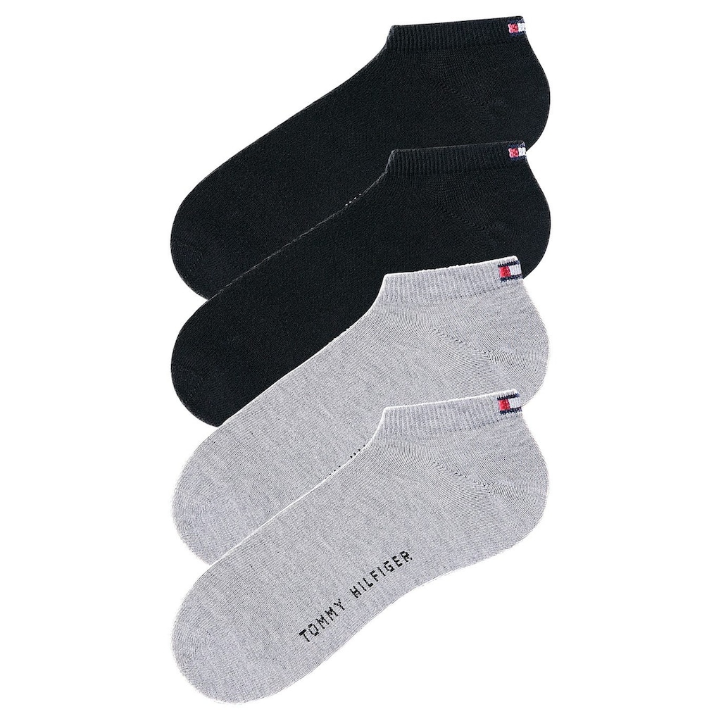 Tommy Hilfiger Sneakersocken, (4 Paar), mit Markenlogo