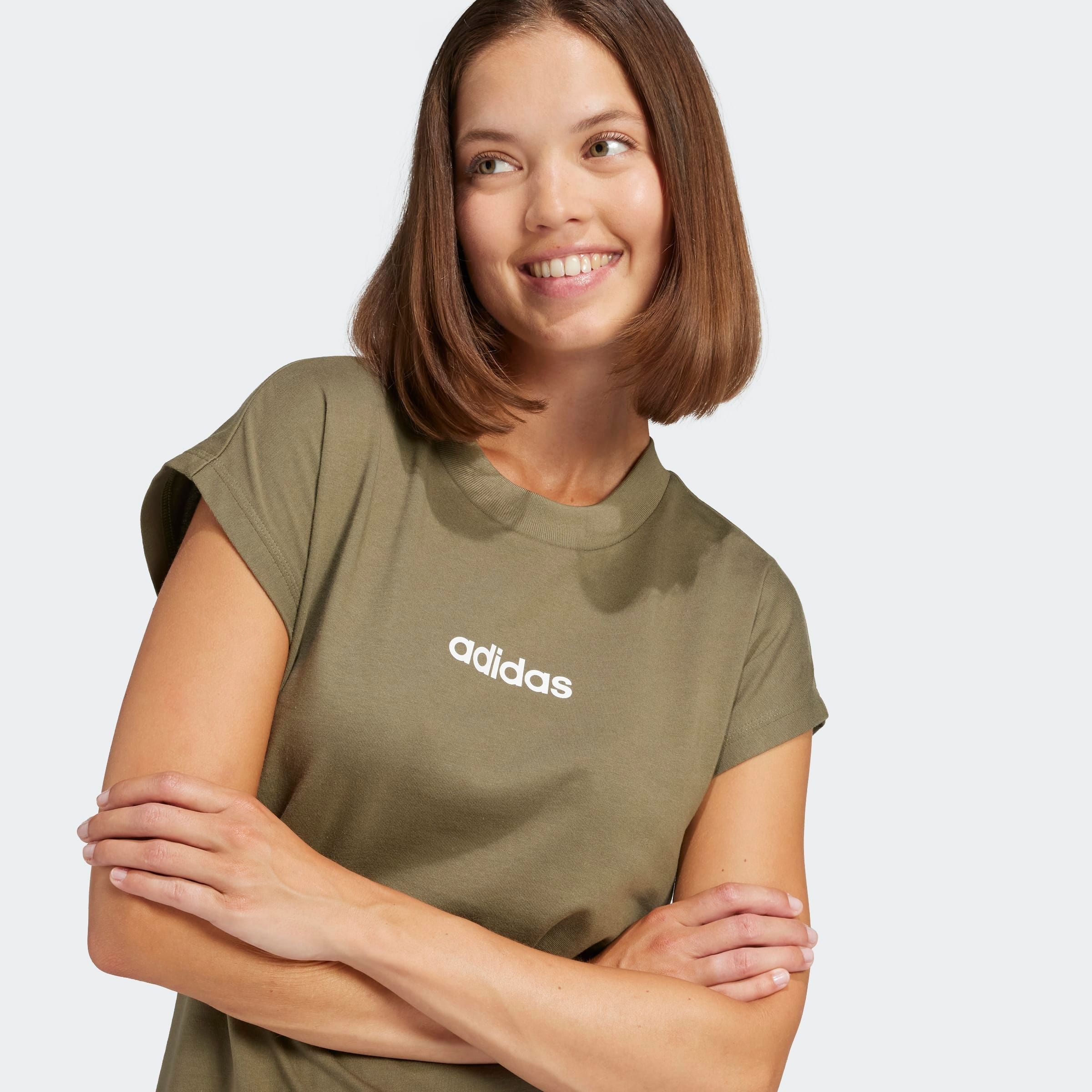adidas Sportswear T-Shirt »W LIN SJ T«, Basic T-Shirt aus weichem Material