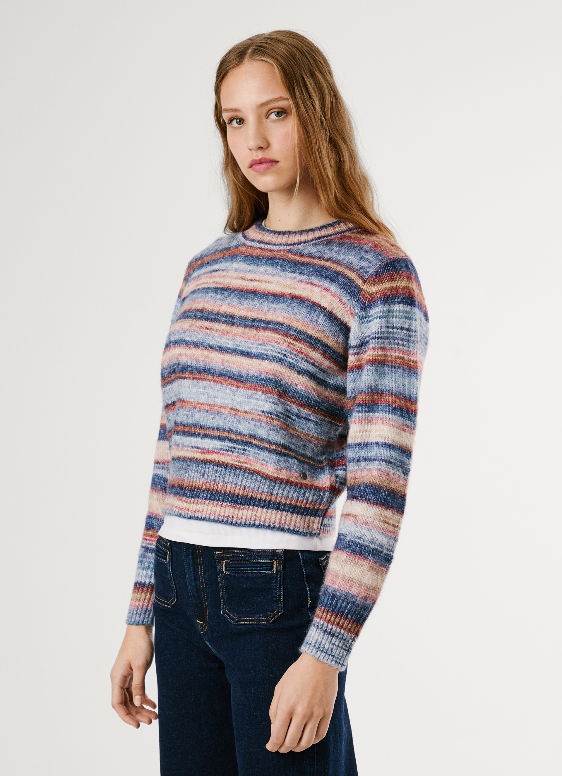 Thumbnail - Pepe Jeans Strickpullover "CELESTE CREW" mit Rundhals