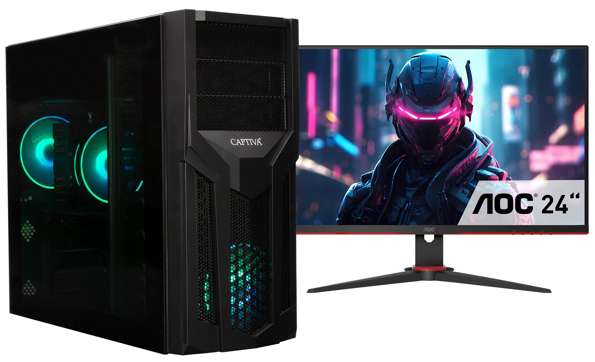 Gaming-PC-Komplettsystem »Advanced Gaming R83-198 TFT Bundle«