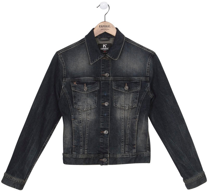 Jeansjacke »NISTA«, mit leichter Used Waschung