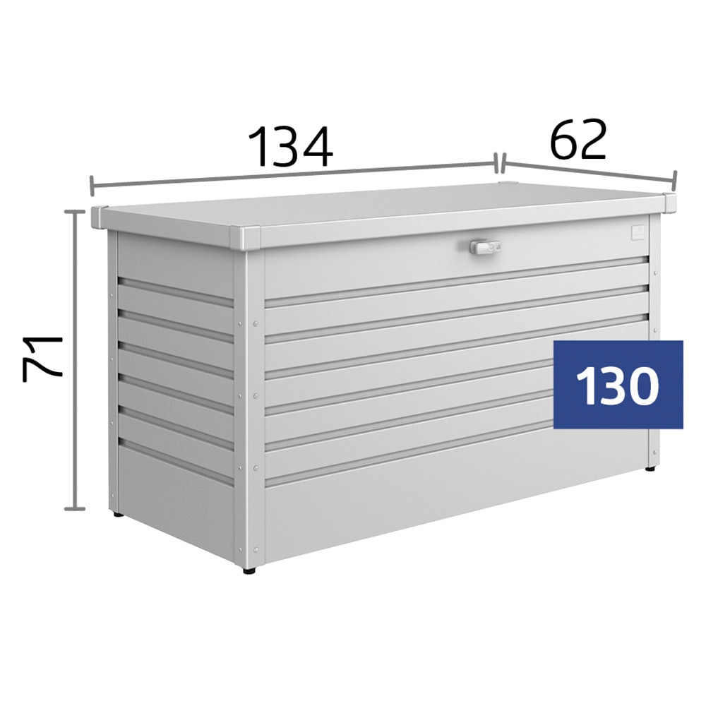 Biohort Gartenbox »FREIZEITBOX Gr. 130, verschiedene Farben« 134x62x71 cm, Formschöne & langlebige Box