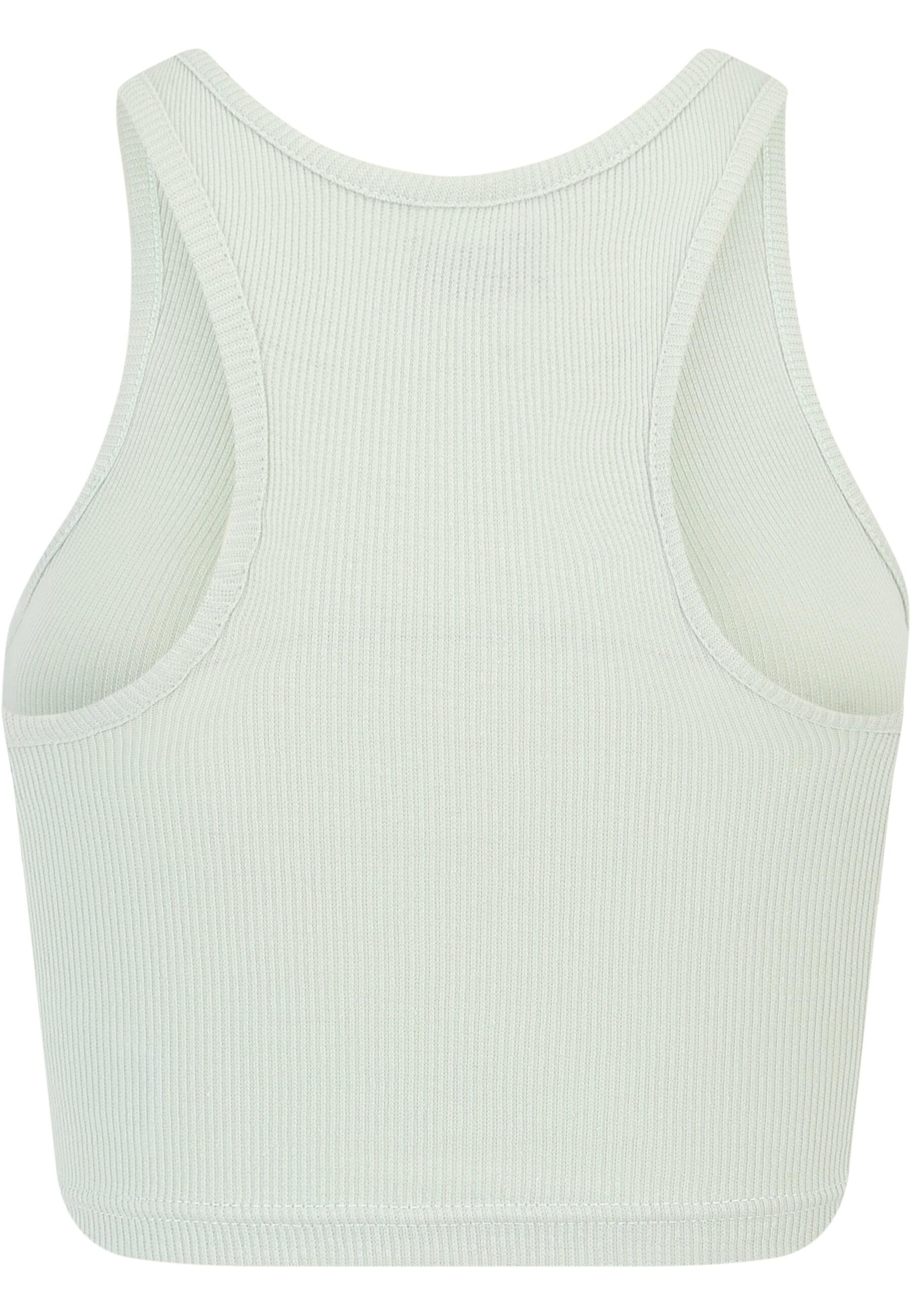 URBAN CLASSICS Muskelshirt »Urban Classics Damen Ladies Cropped Rib Top 2-Pack«, (1 tlg.)