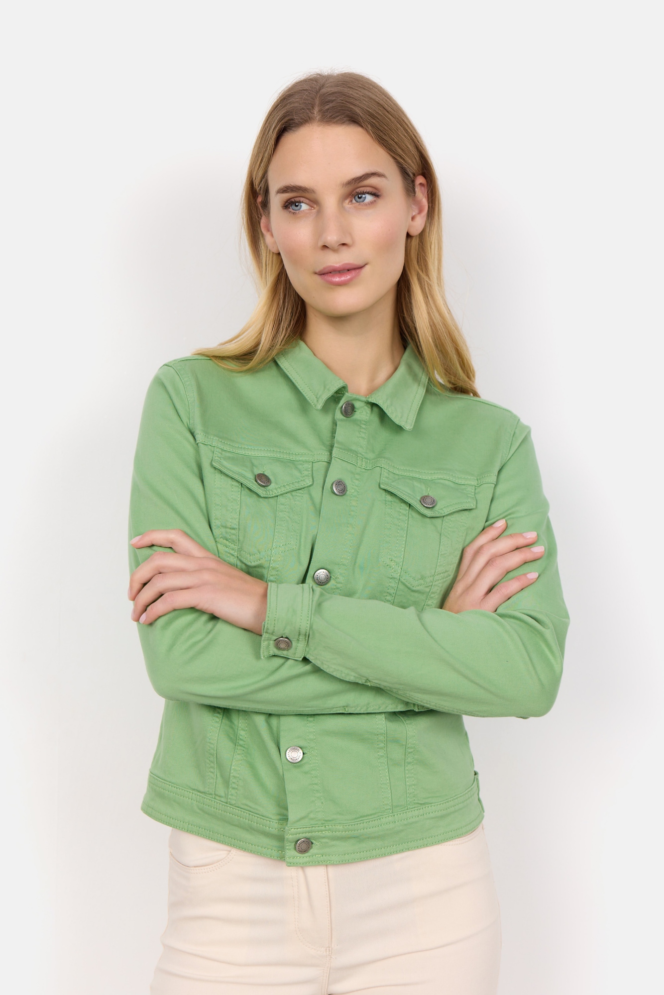 Jeansblazer »SC-ERNA 2«, Jeansjacke in taillierter Form und schönen Farben