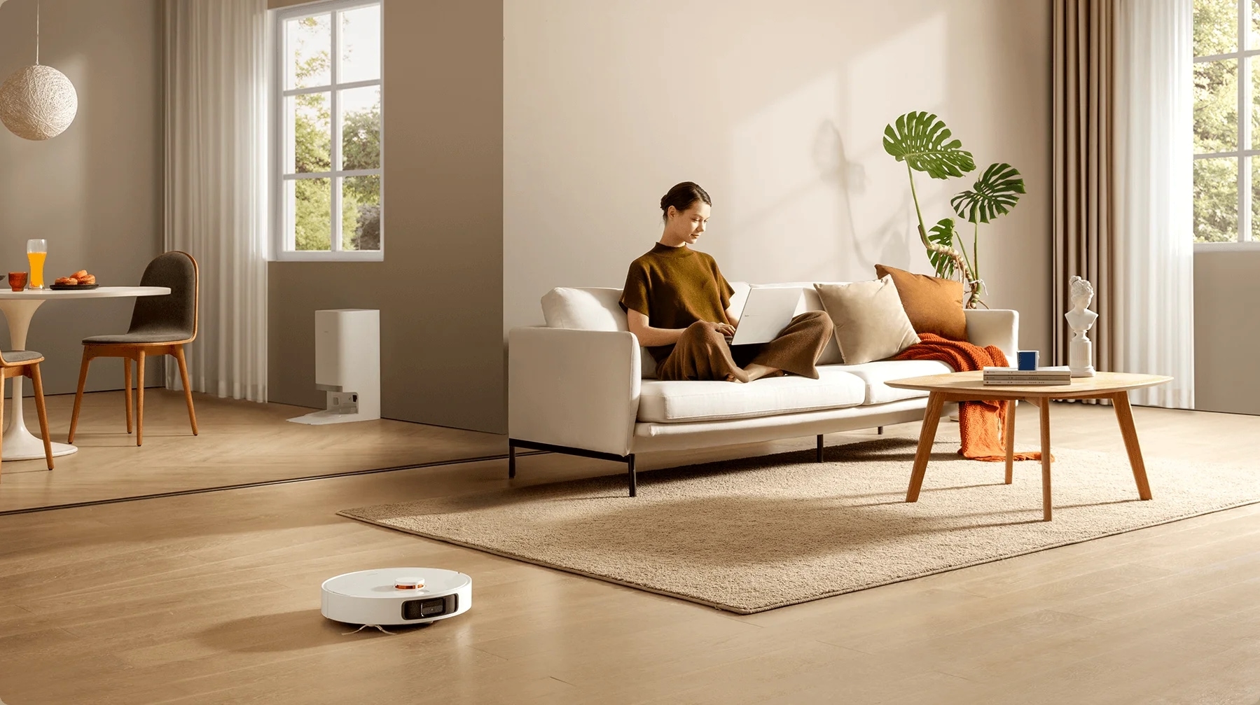 Xiaomi Wischroboter »Xiaomi Vacuum X20+«, Intelligente All-in-One-Basisstation