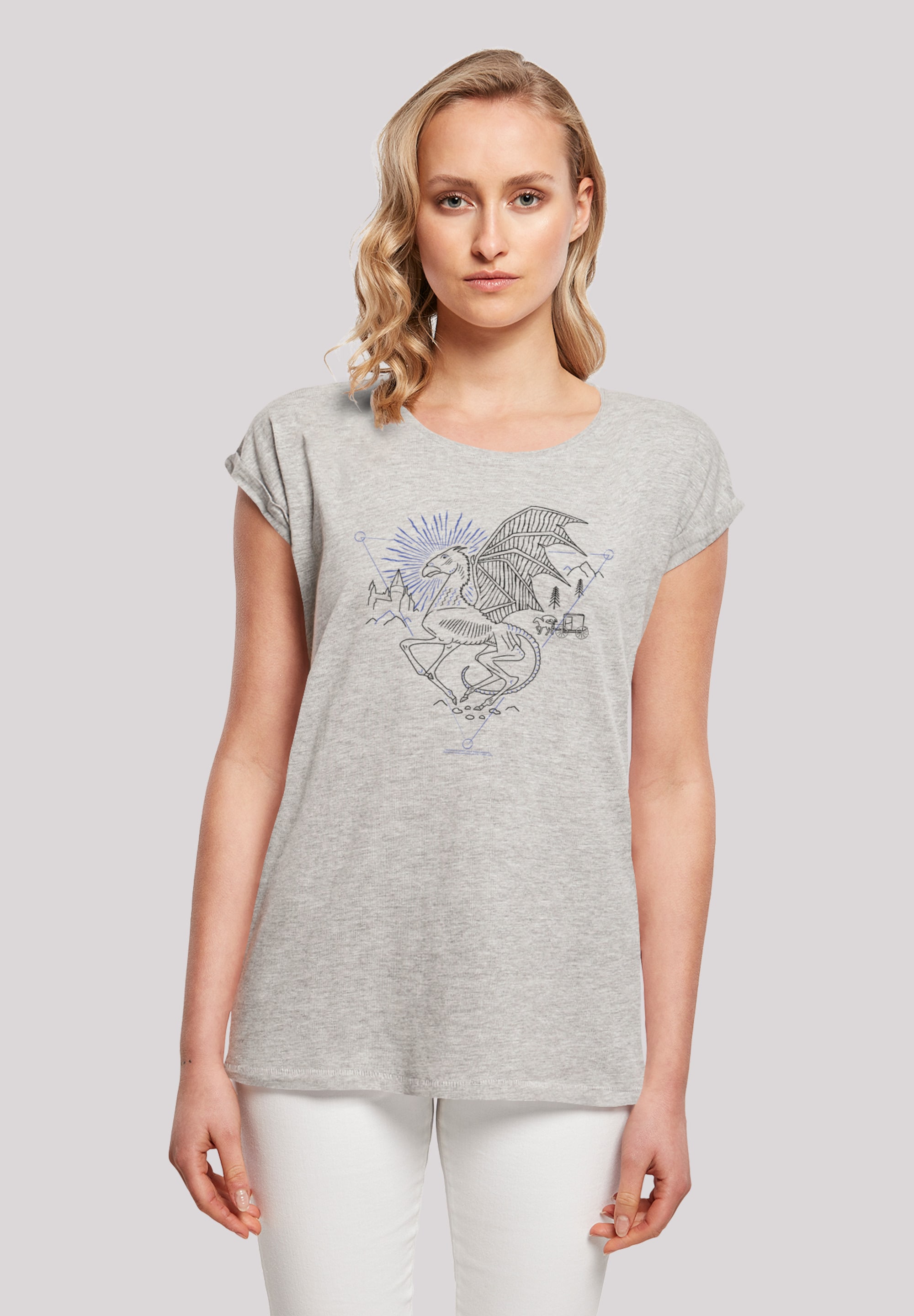 F4NT4STIC T-Shirt "Harry Potter Thestral Line Art", Print günstig online kaufen