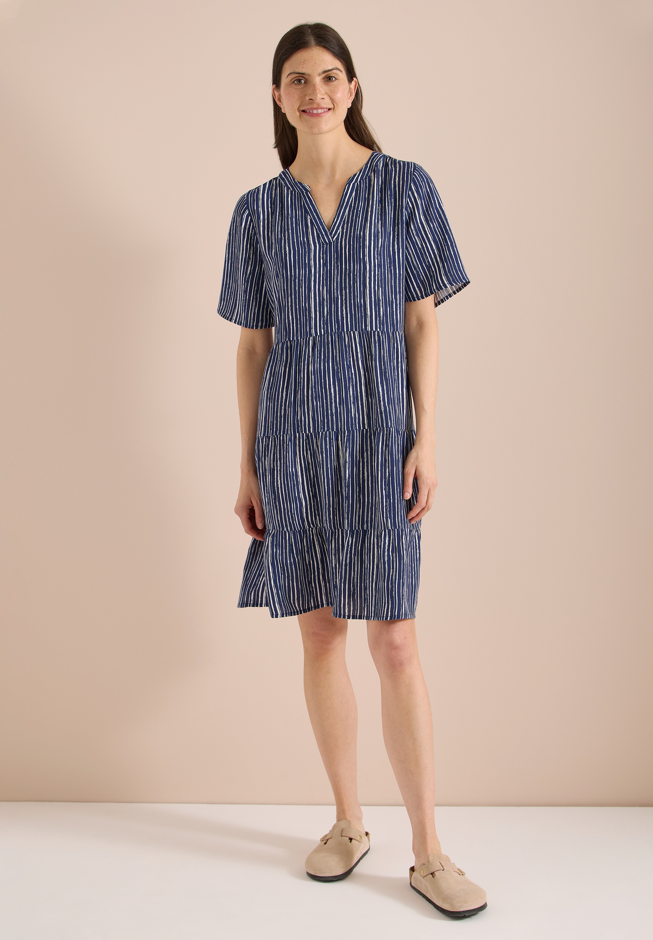 Cecil Sommerkleid Ohne Taschen im Streifendesign