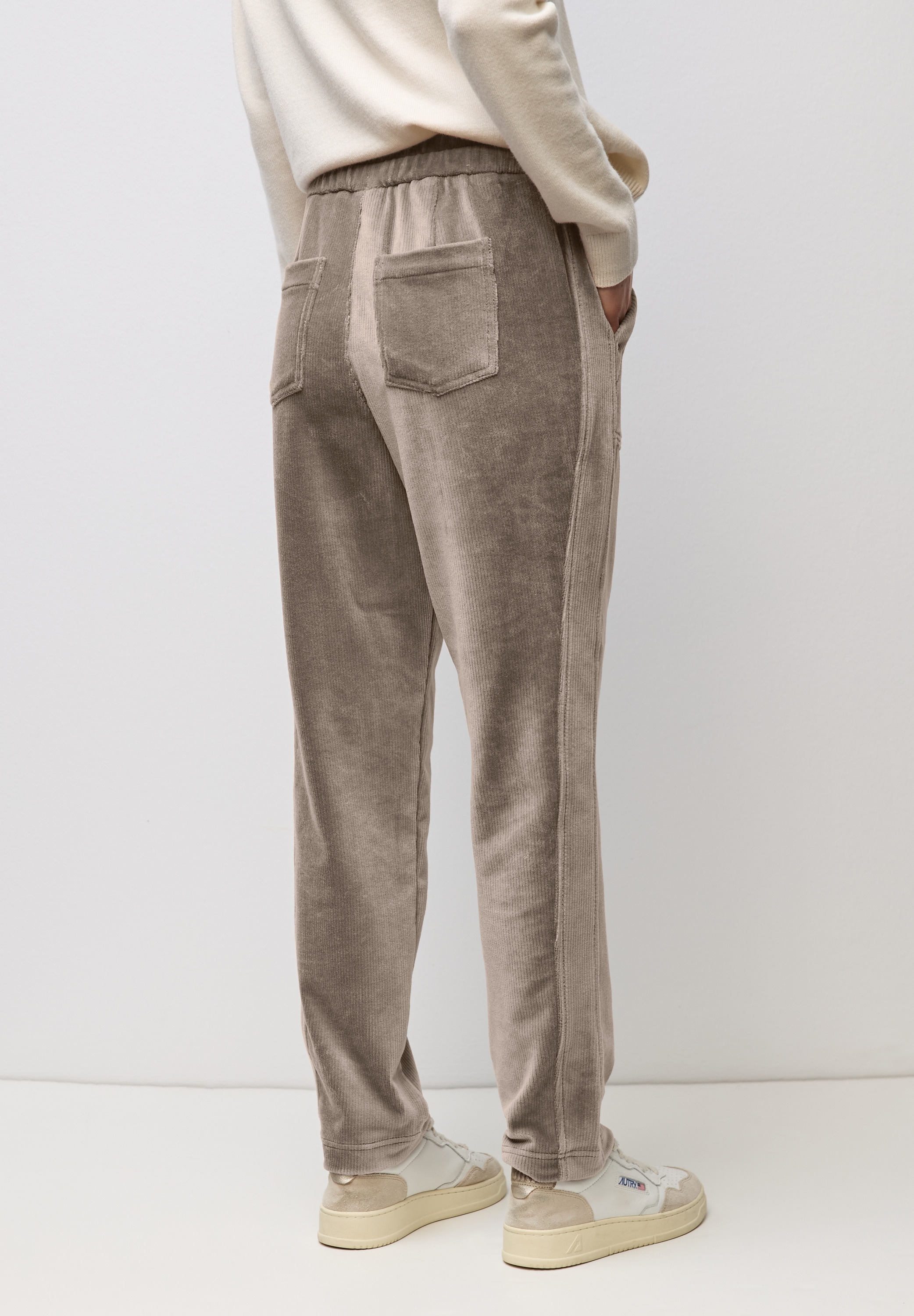 STREET ONE Stoffhose  Elastikbund mit Tunnelzug