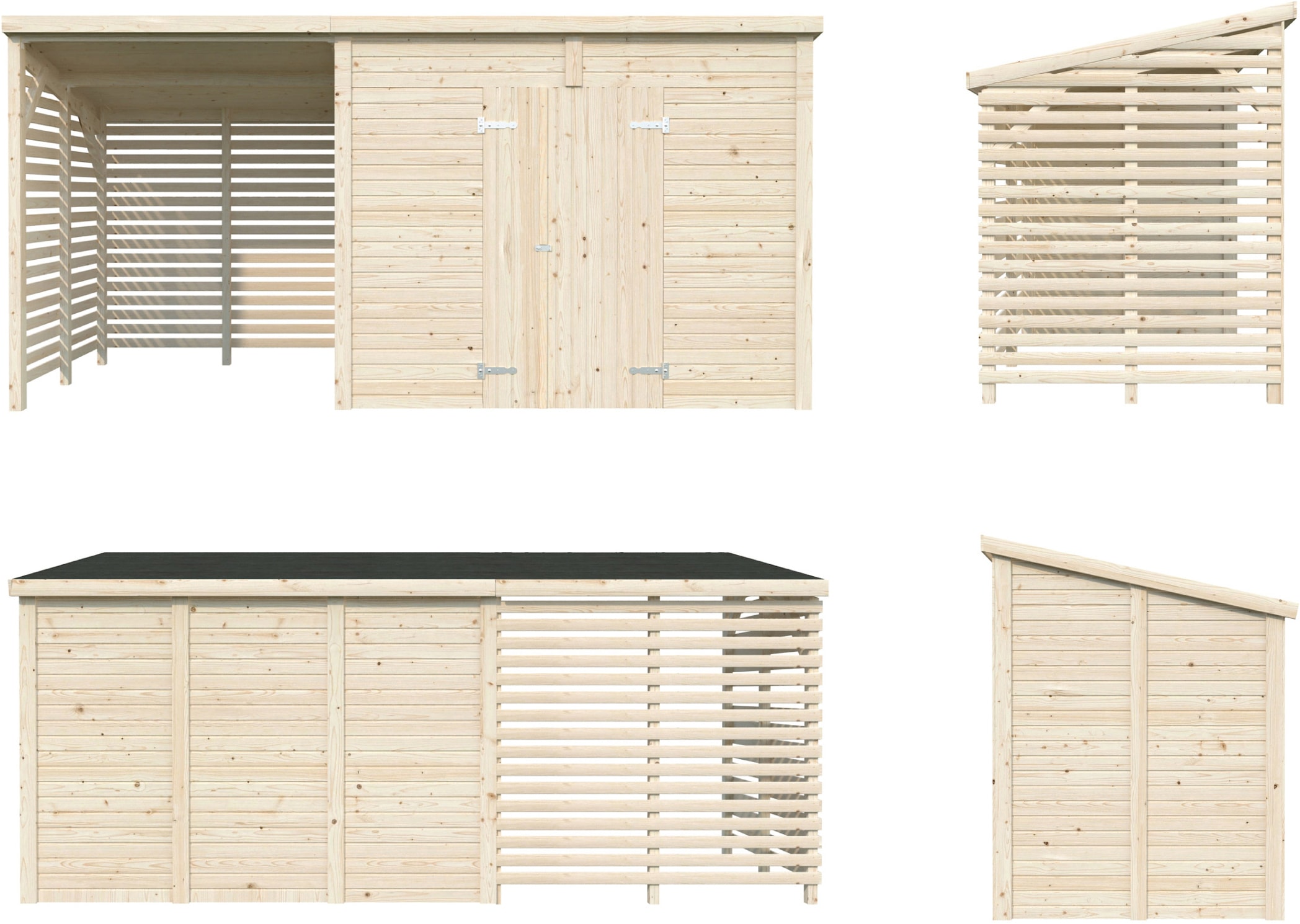 Palmako Gartenhaus »Leif 4,5+2,9 m²«