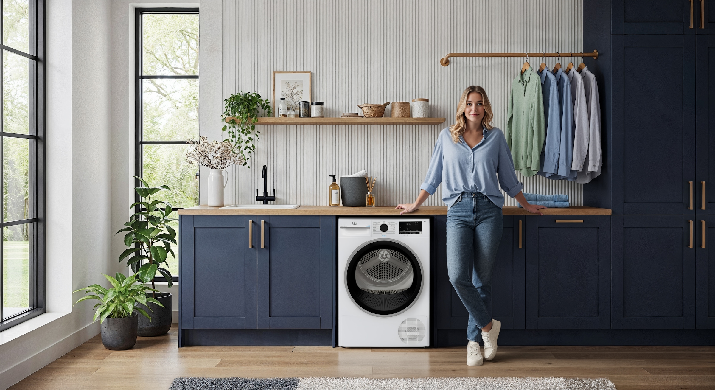 BEKO Kondenstrockner »B3T3249S« Wärmepumpentechnologie