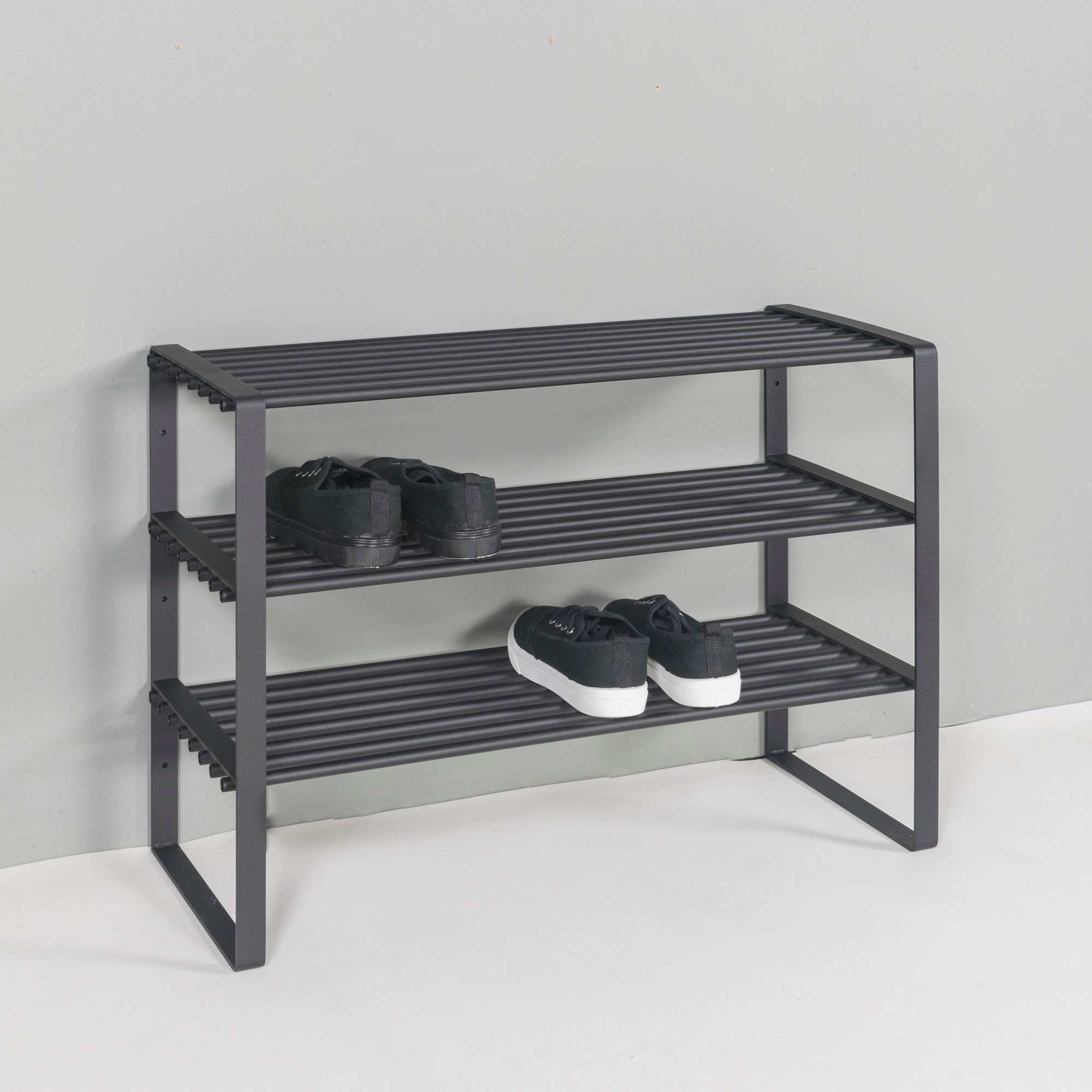 Spinder Design Schuhregal "REX SR 2 - 100 cm" 1 tlg. Regal aus Stahl, wahlw günstig online kaufen