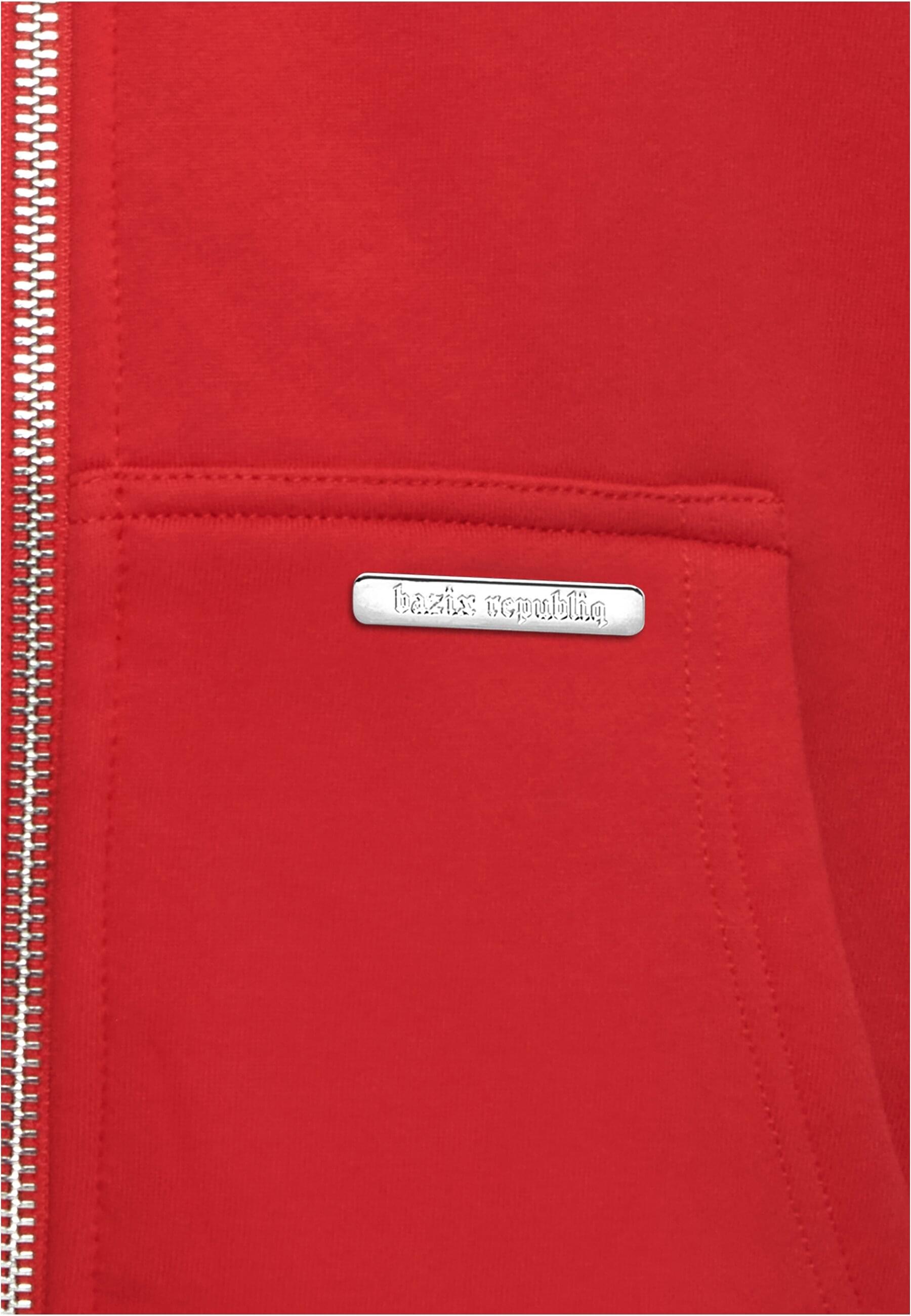 Dropsize Sweatjacke »Dropsize Herren Bazix Republiq Super Heavy Blank Zip-Hoodie«