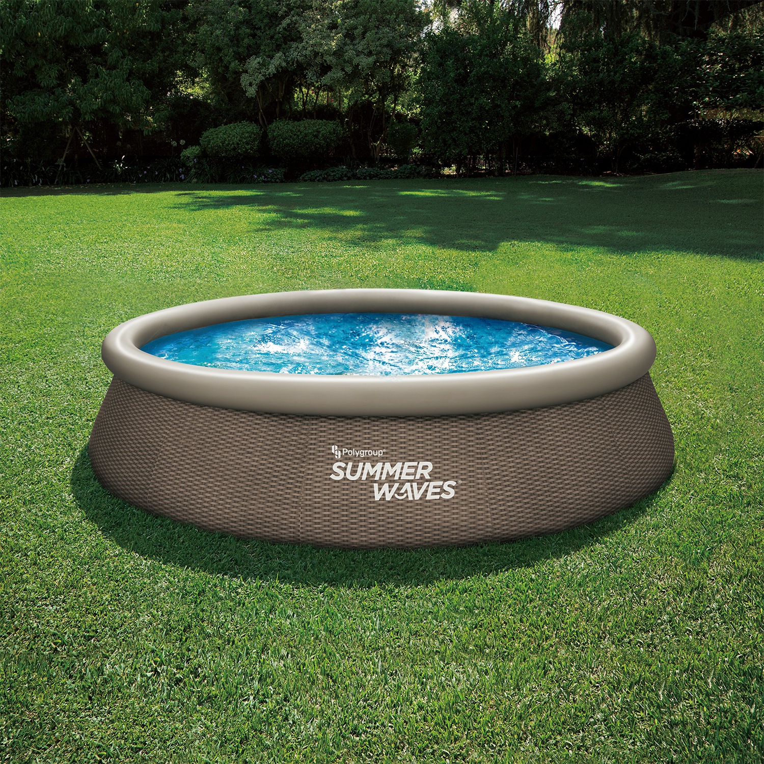 SummerWaves Quick-Up Pool, (Set, 3 tlg.), ØxH: 396x84 cm