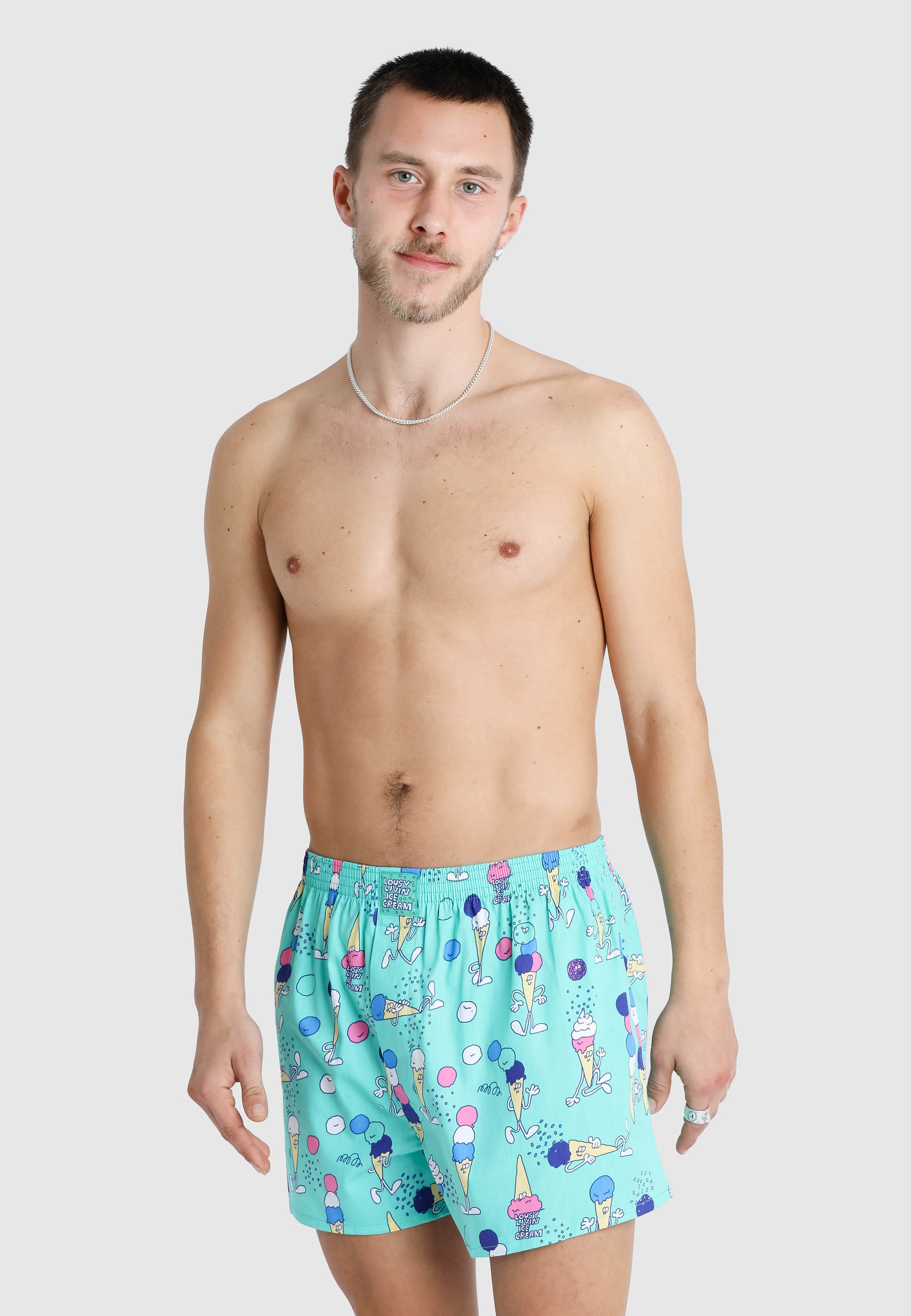 Lousy Livin Boxershorts »Küken & Icecream«, im praktischen Doppelpack