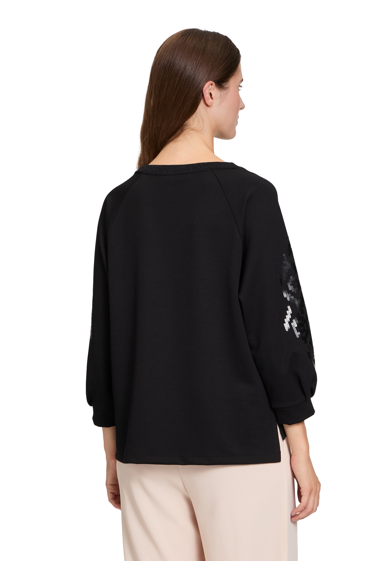 Betty Barclay 3/4-Arm-Shirt »Betty Barclay Sweatshirt mit Trompetenärmeln«, Stickerei