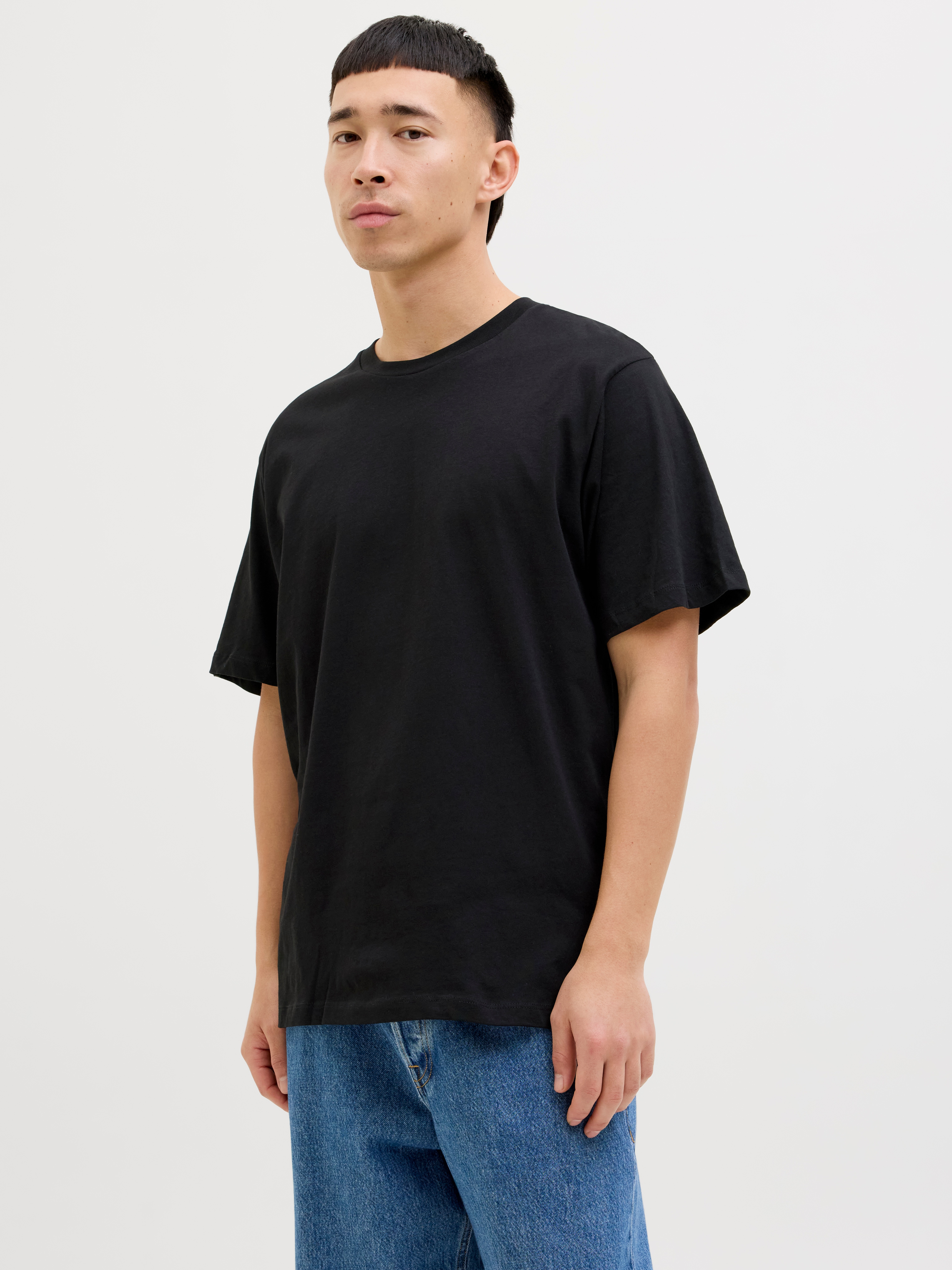 Thumbnail - Jack & Jones Kurzarmshirt "JJHUGO LOOSE TEE SS CREW NECK 3PK MP"