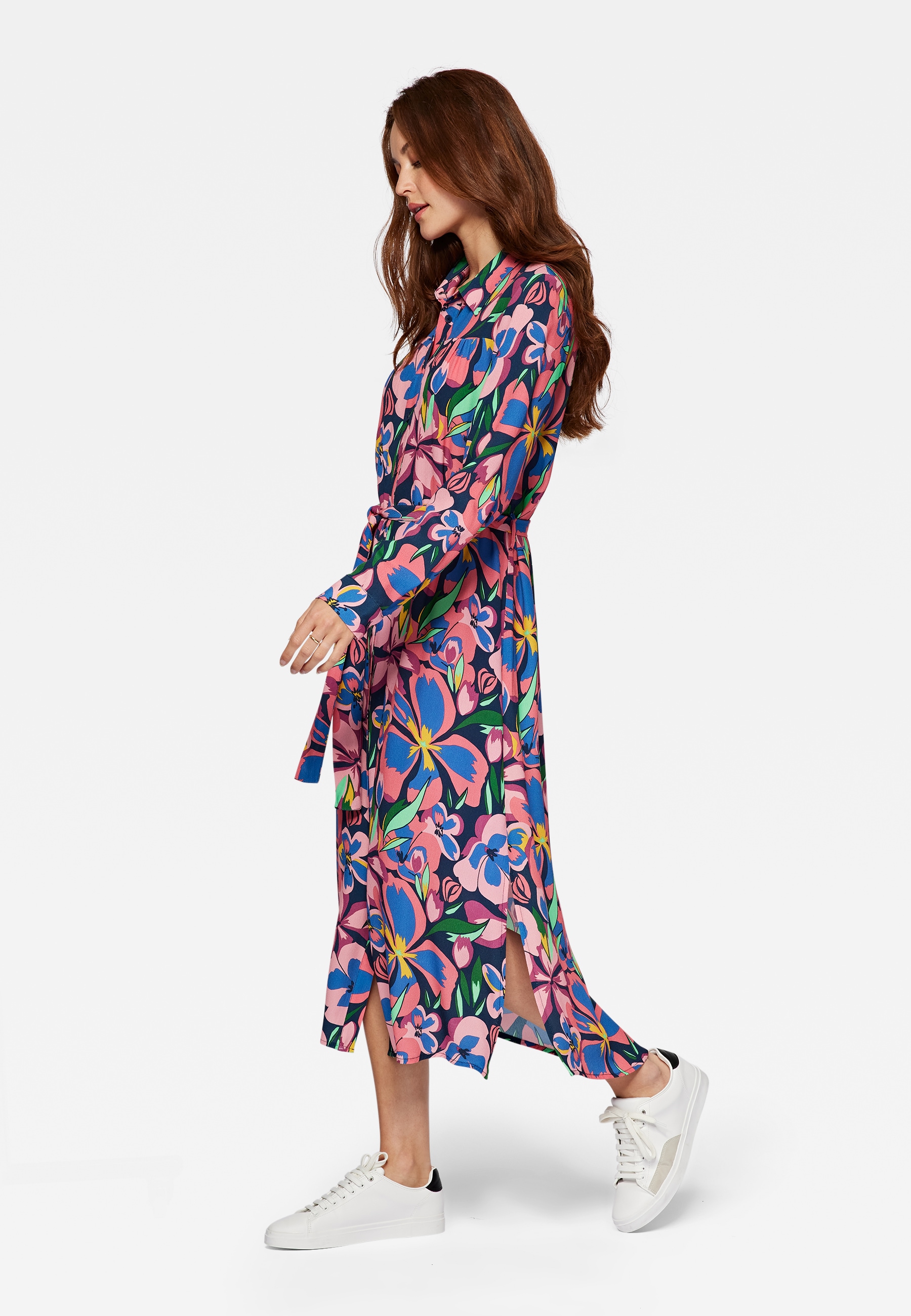 Mavi Maxikleid »PRINTED LONG DRESS«, Kleid mit Muster